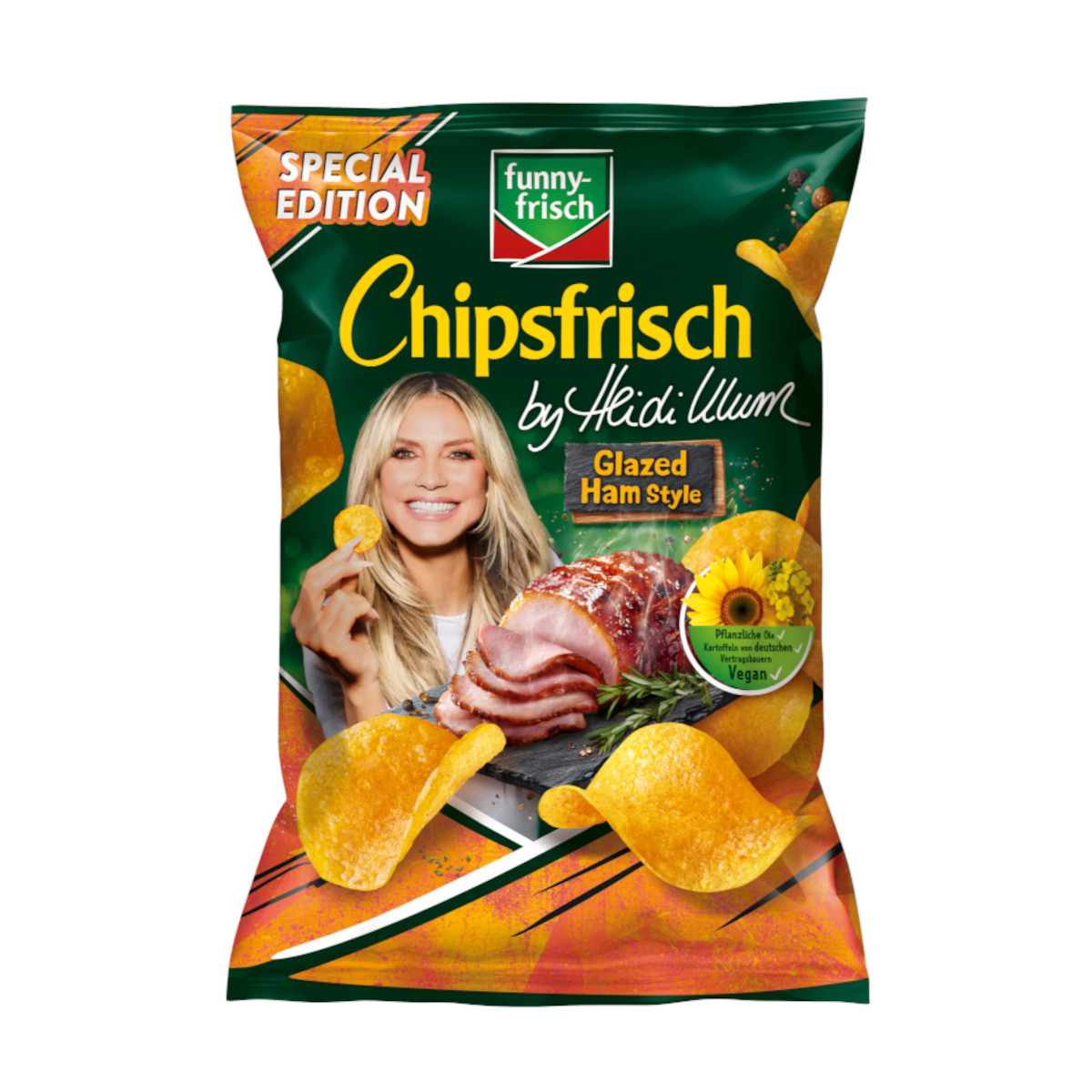 funny-frisch Chipsfrisch by Heidi Klum Glazed Ham Special Edition 130g
