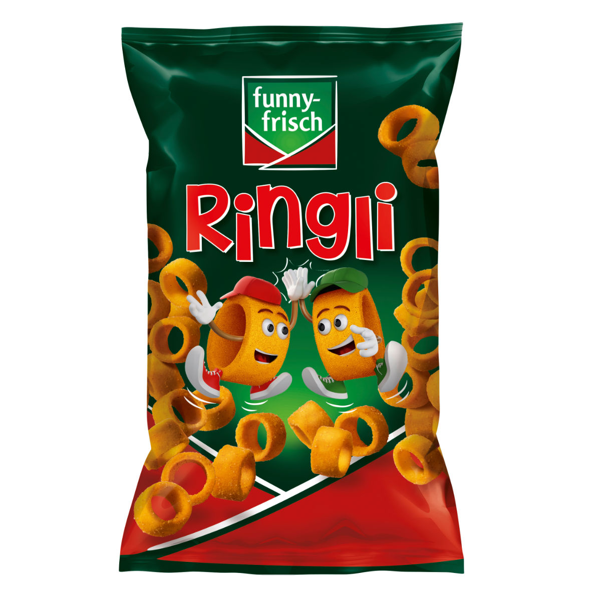 funny frisch Ringli knusprige Kartoffelringe mit Paprika Geschmack 75g