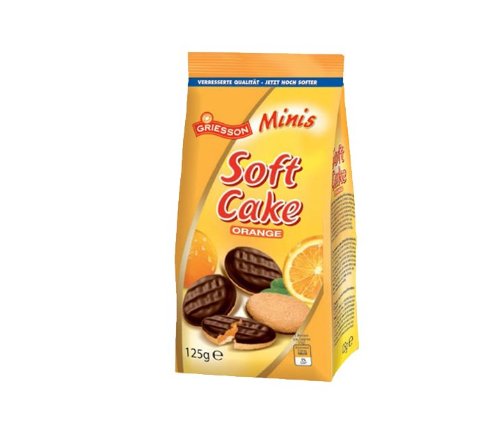 GRIESSON Soft Cake Minis Orange 125g