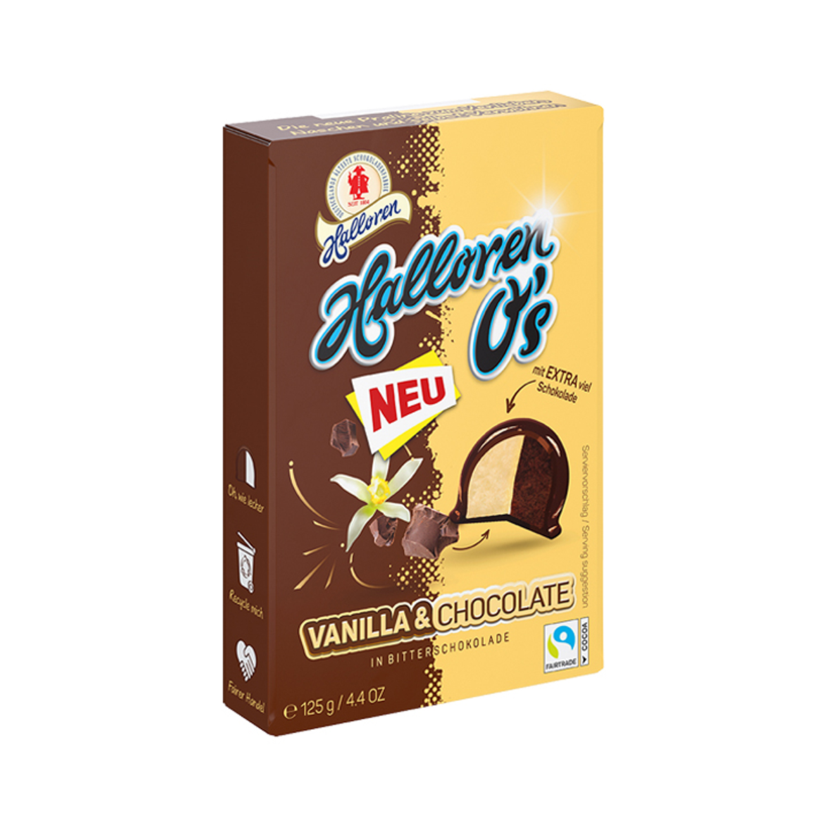 Halloren O´s Vanilla & Chocolate 125g