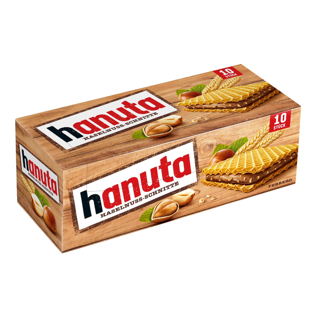 Hanuta Haselnussschnitte mit feinen Haselnüssen nussig knusprig 200g