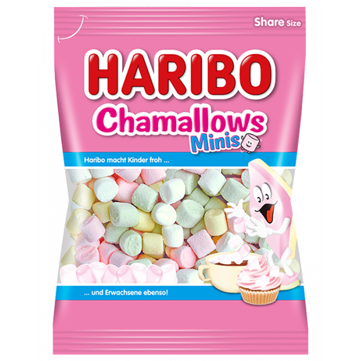 Haribo Chamallows Minis Schaumzuckerstücke mit Vanille Geschmack 200g
