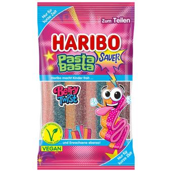 Haribo Pasta Basta Berry Twist sour vegan 160g