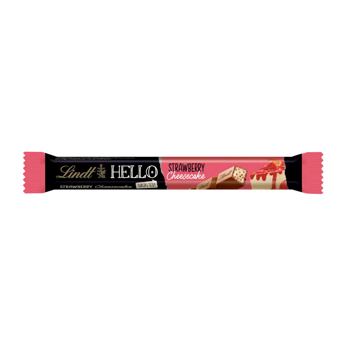HELLO Stick Strawberry Cheesecake umhüllt mit Vollmilch Schokolade 37g