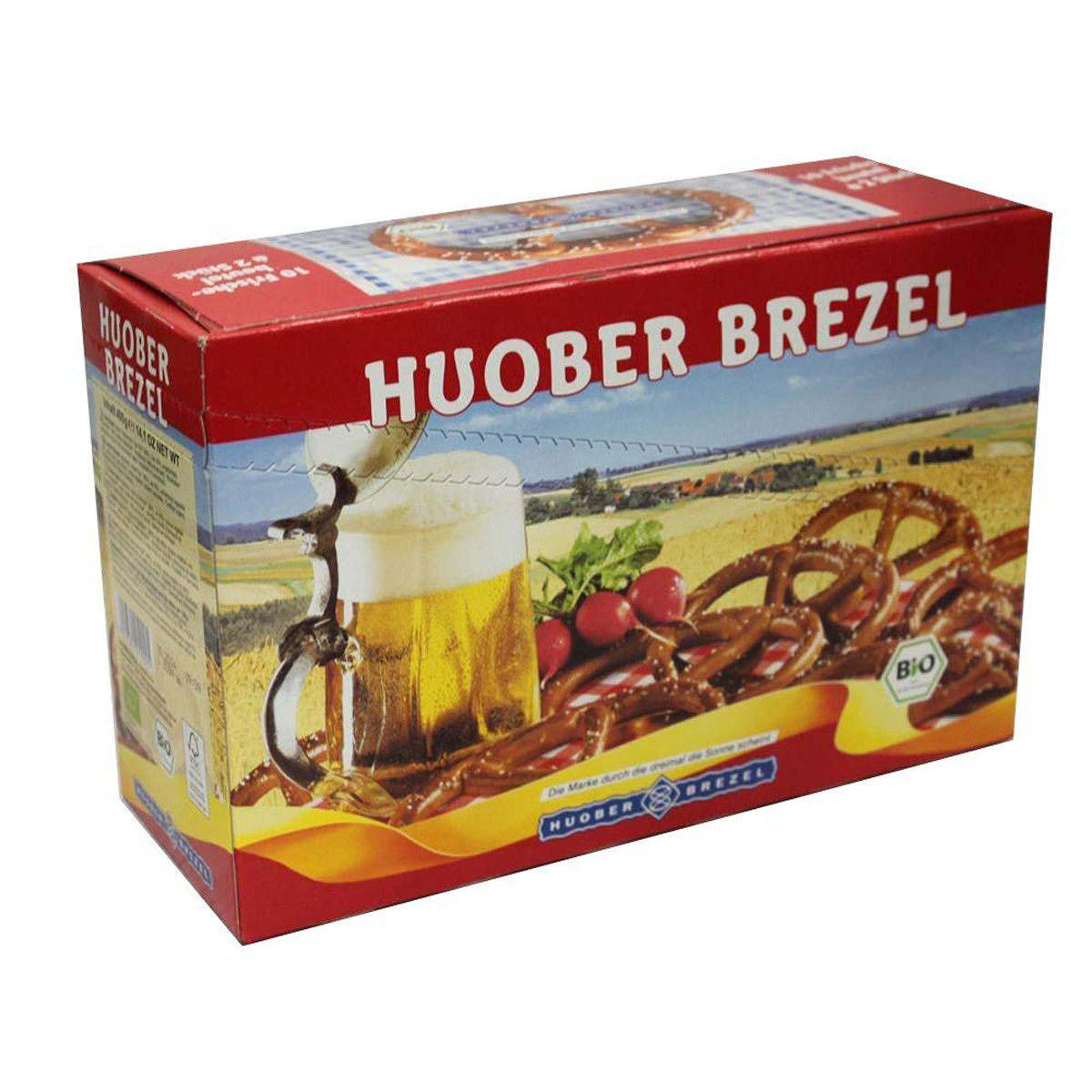 Huober Bio Grosse Knusper Brezel 10 x 2 Stück 4400g 11er Pack