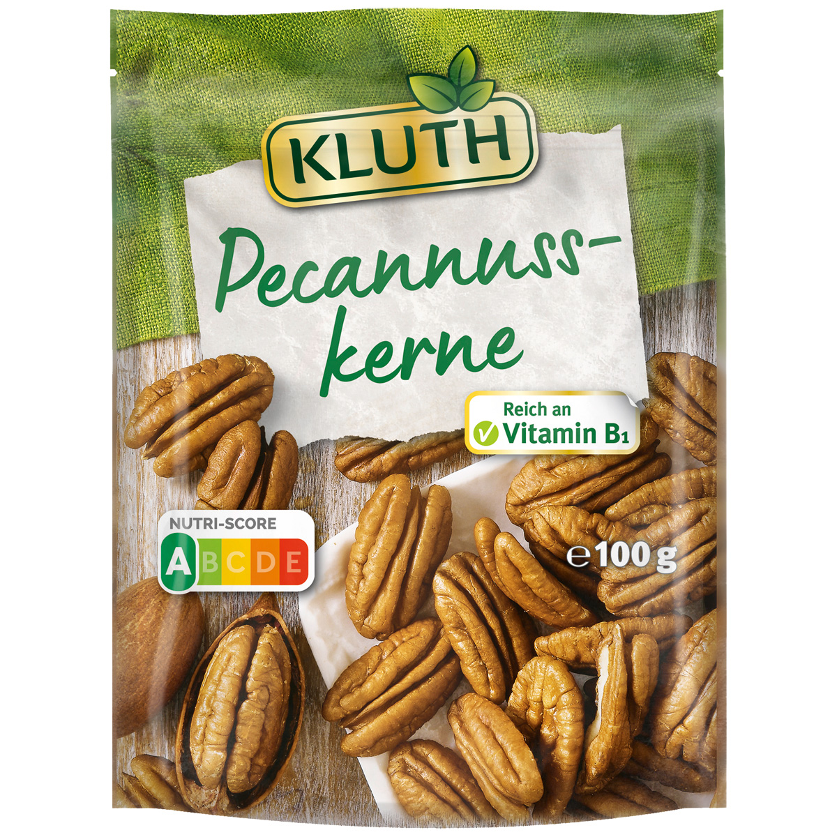 Kluth Pecannusskerne reich an Vitamin B1 Premium Produkt 100g