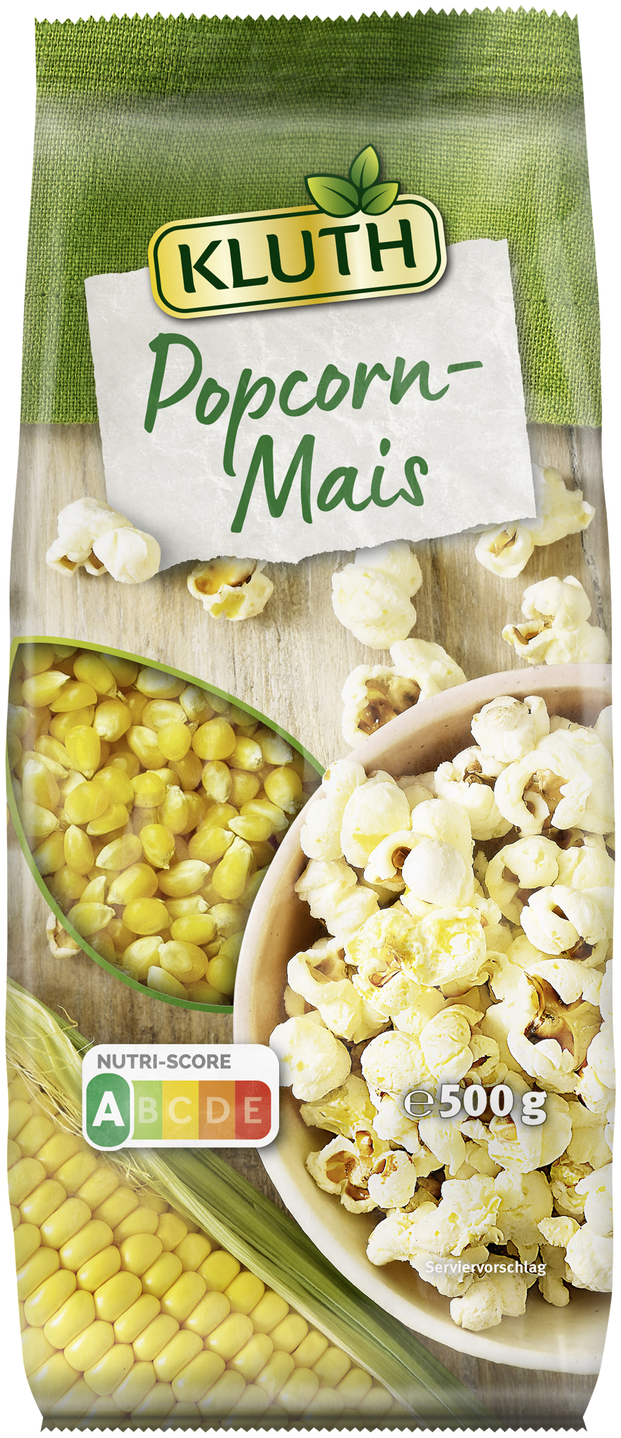 Kluth Popcorn Mais 500g beste Qualität für knusprigen Genuss