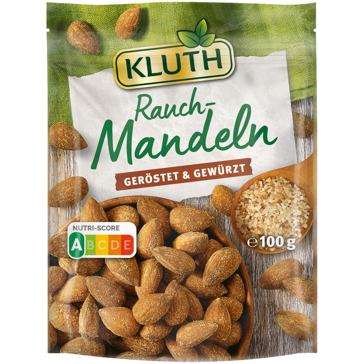 Kluth Rauch Mandeln geröstet und gewürzt Premium Produkt 100g