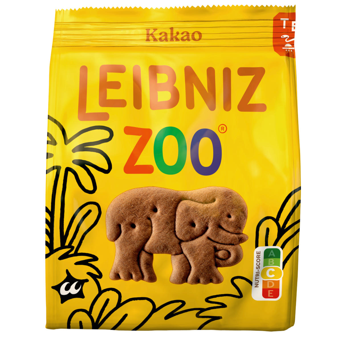  Leibniz Zoo Kakao Butterkeks in kleinen knusprigen Tierformen 125g