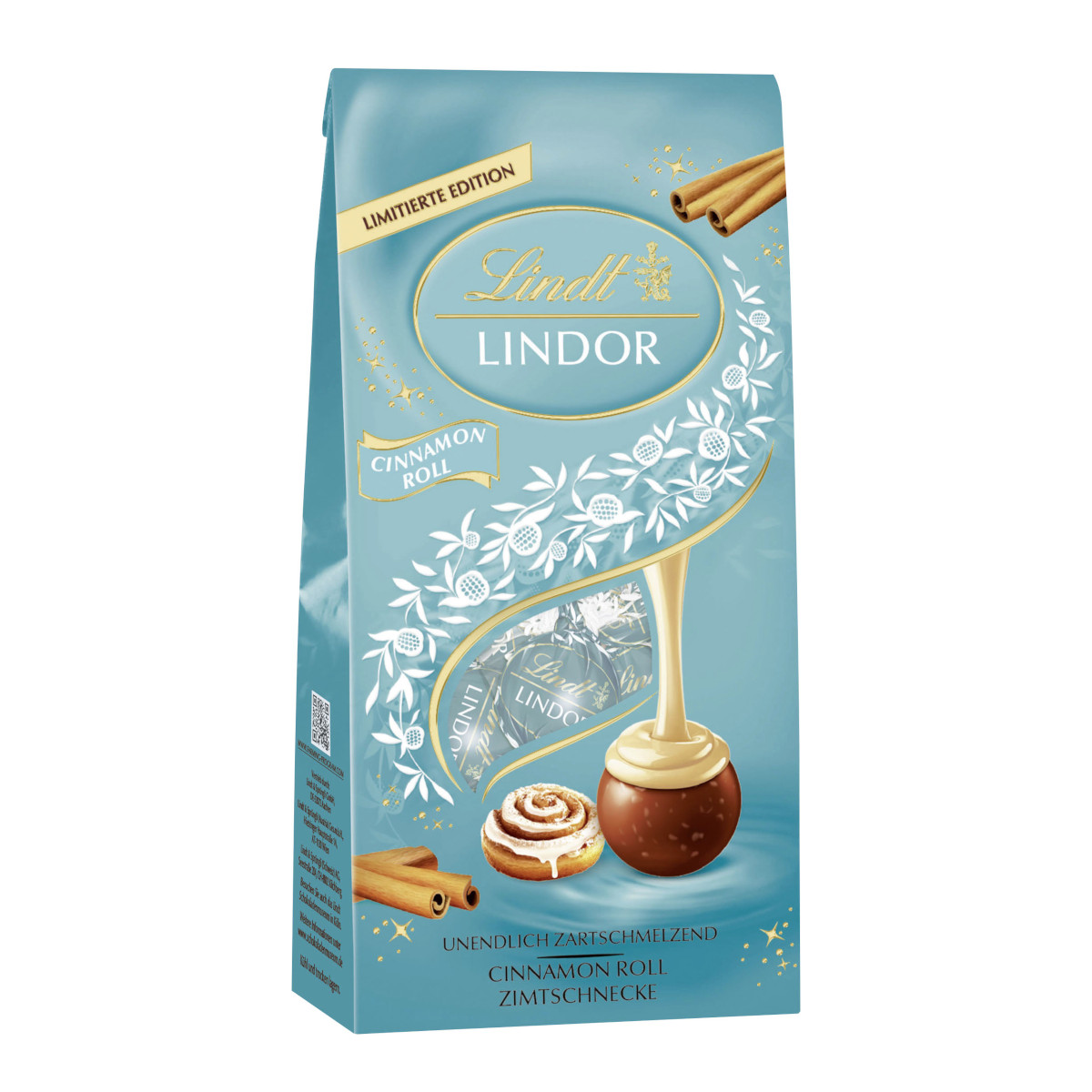 Lindor Cinnamon Roll Vollmilchschokolade mit Zimtfüllung 100g