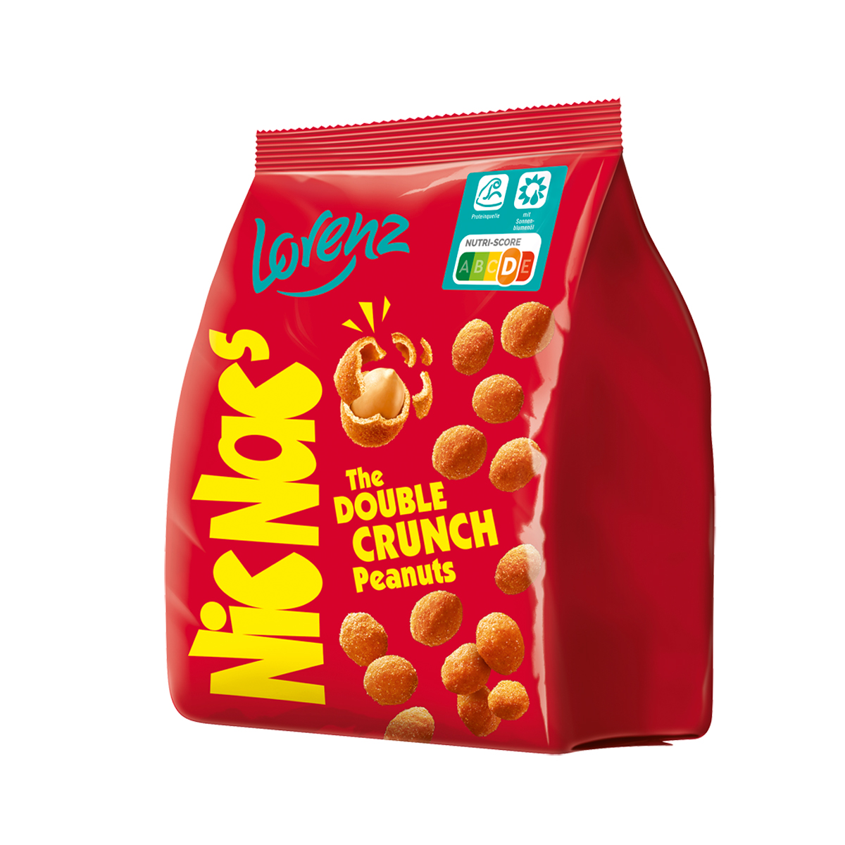 Lorenz Nic Nacs Grosspack knusprig umhuellte Erdnuesse zum Snacken 600g