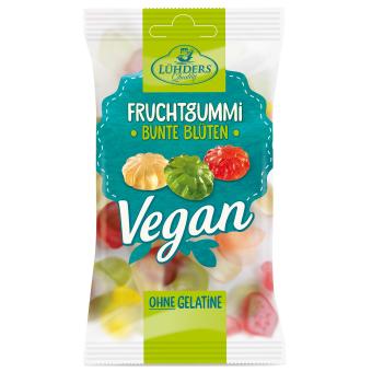 Lühders Vegan Fruit Gum Colourful Blossoms 80g