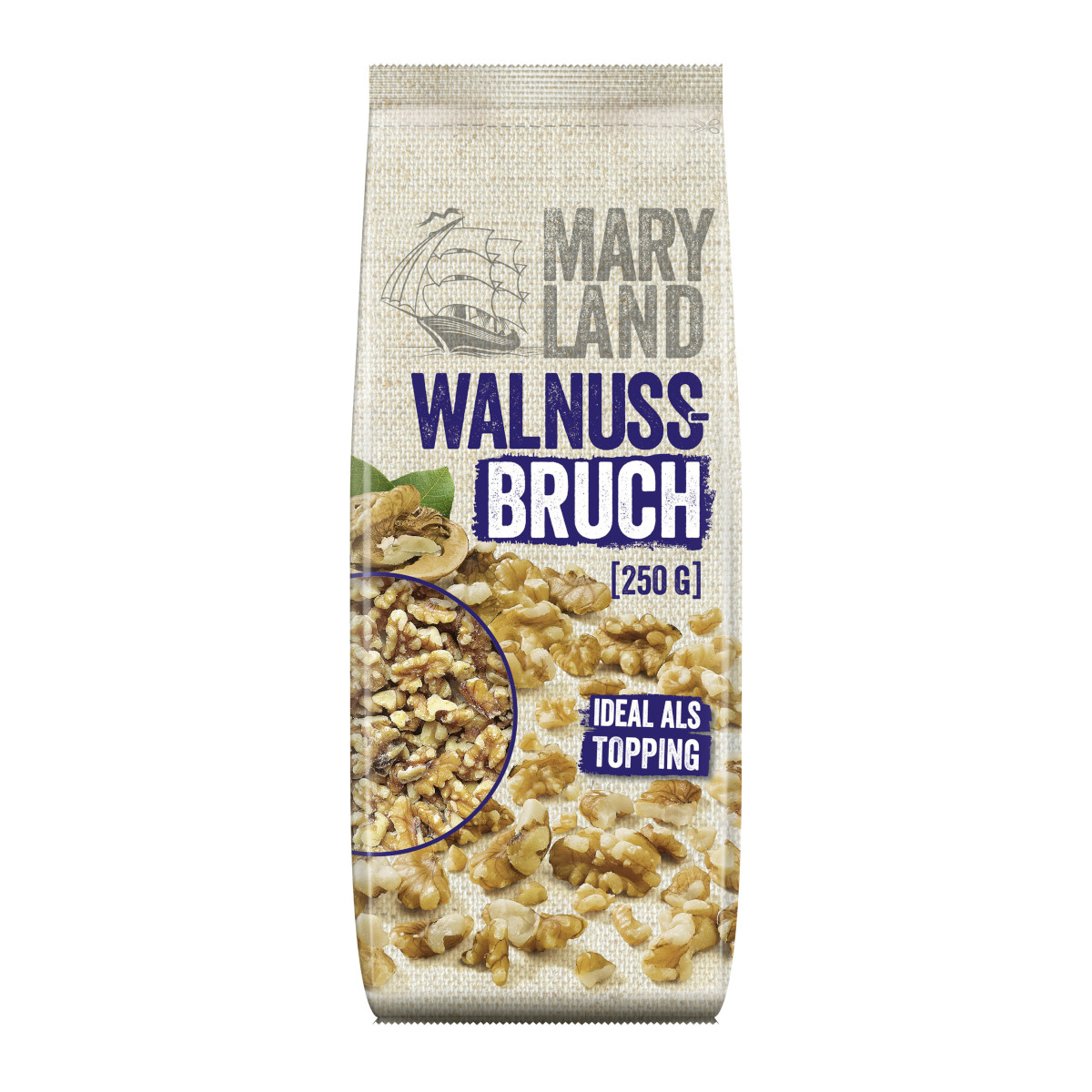 Maryland Walnussbruch als Topping kräftig nussiger Geschmack 250g