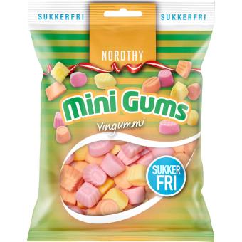 Nordthy Mini Gums Vingummi zuckerfrei 65g