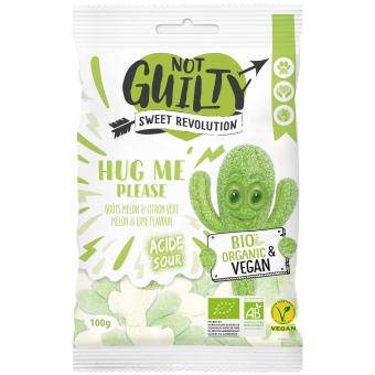 Not Guilty Hug Me Please Sour Fruit Gums Organic 100g
