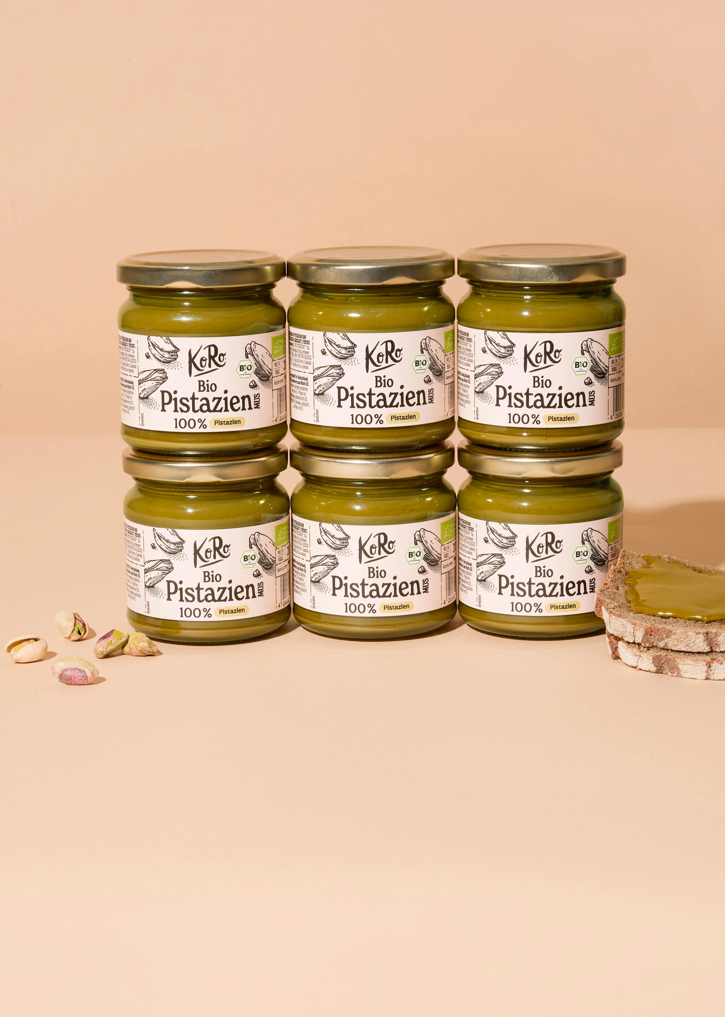 Organic 100% pistachio butter 6 x 200g
