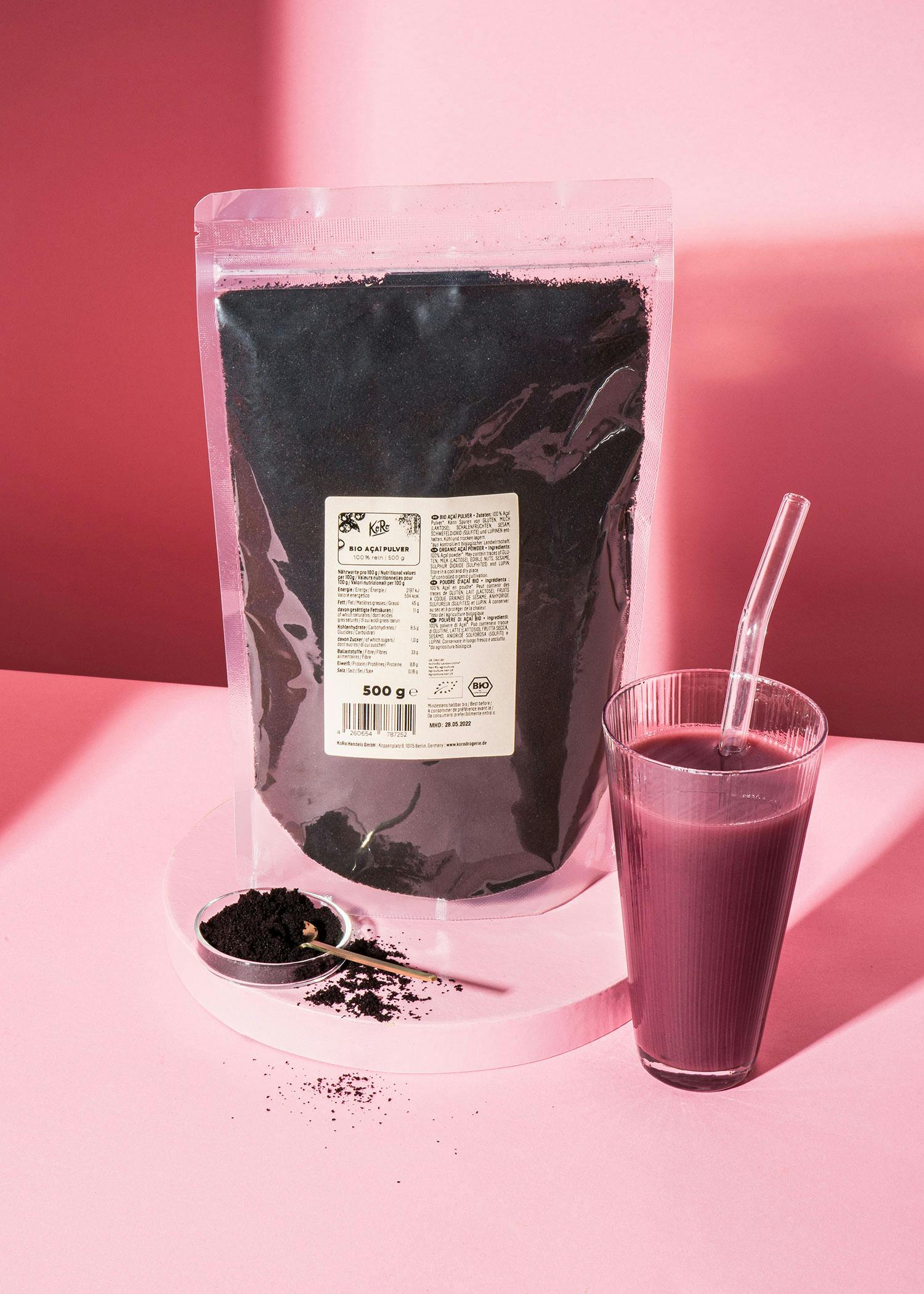 Organic açaí powder 500g