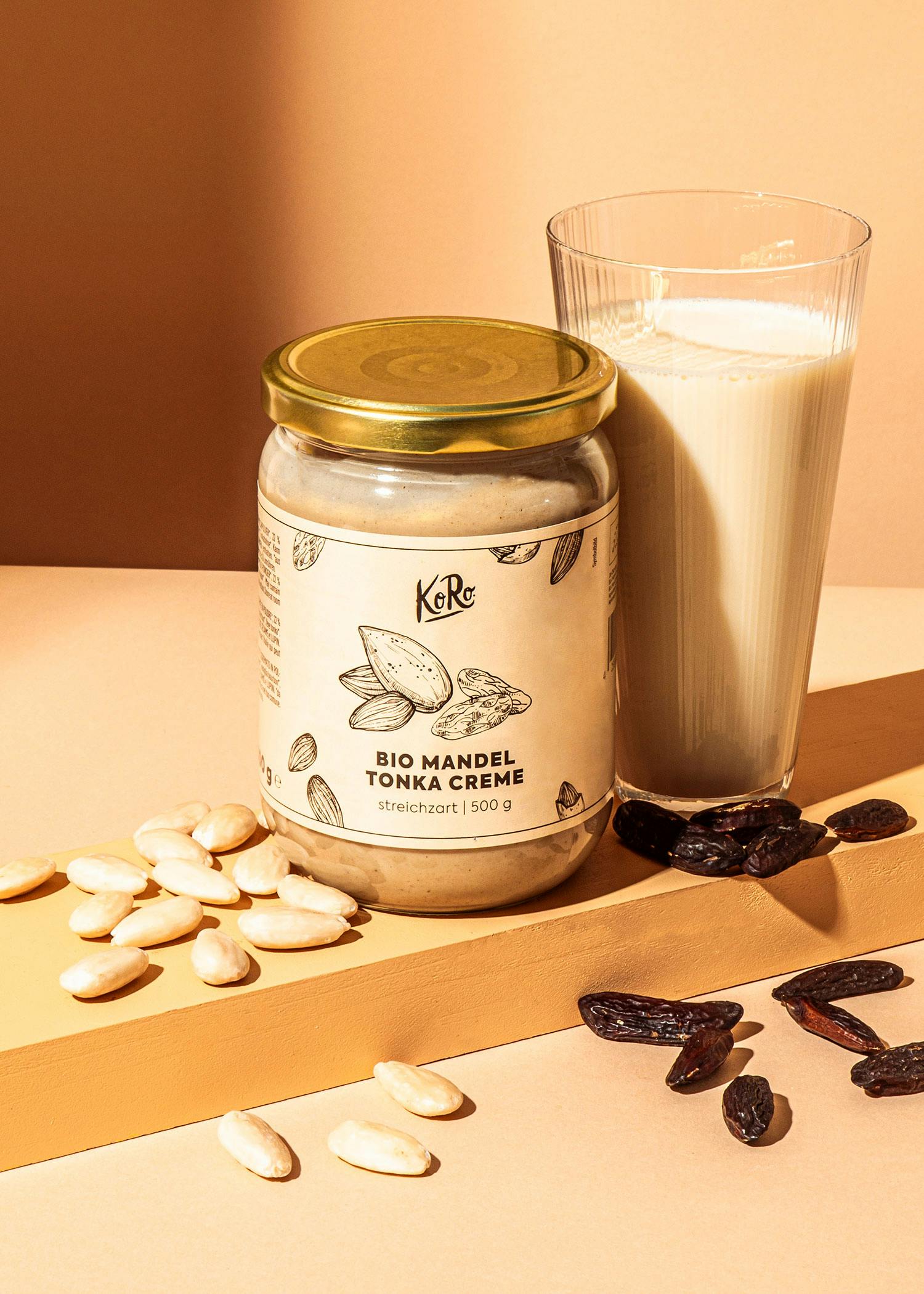 Organic almond and tonka spread 500g