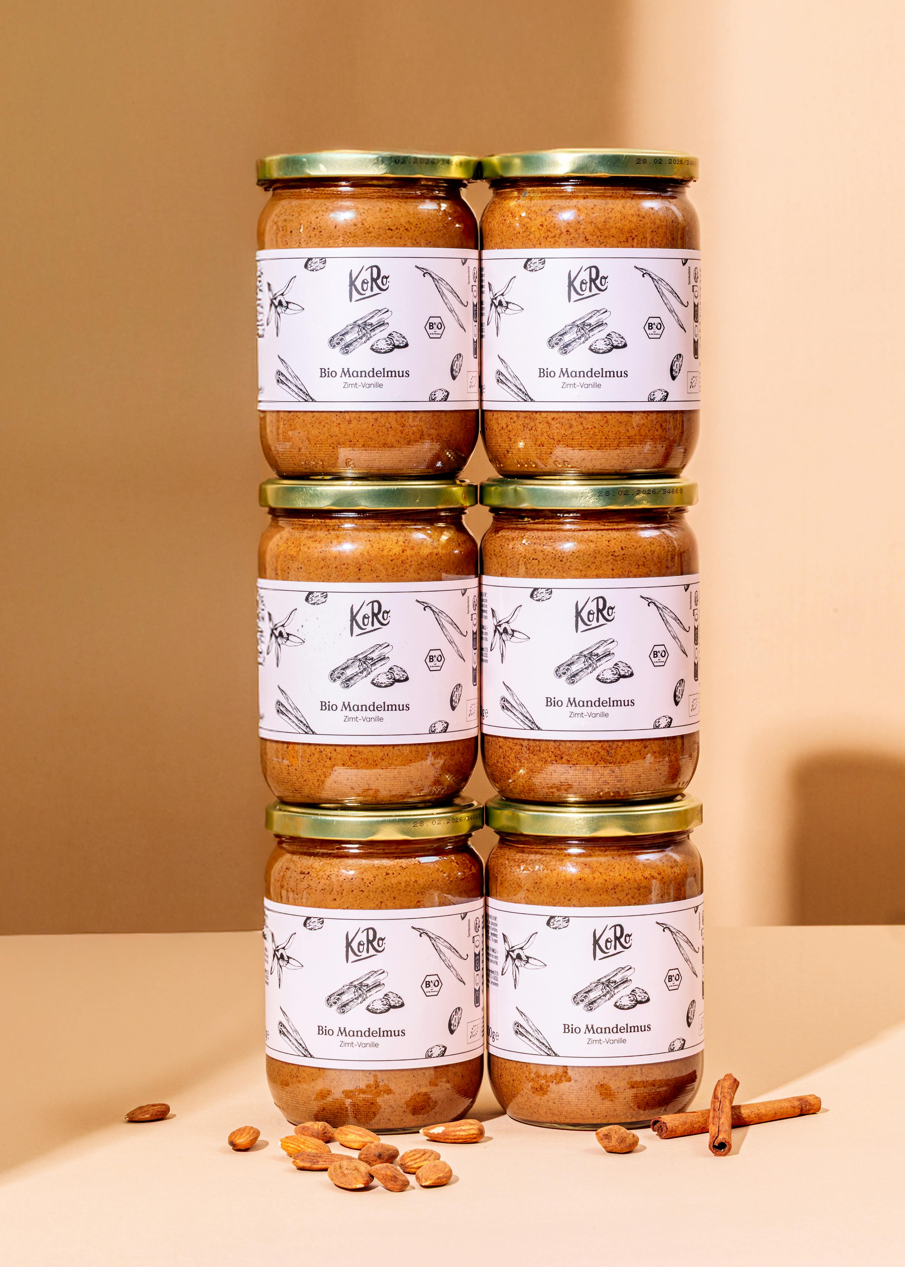 Organic almond butter with cinnamon and vanilla 6 x 500g