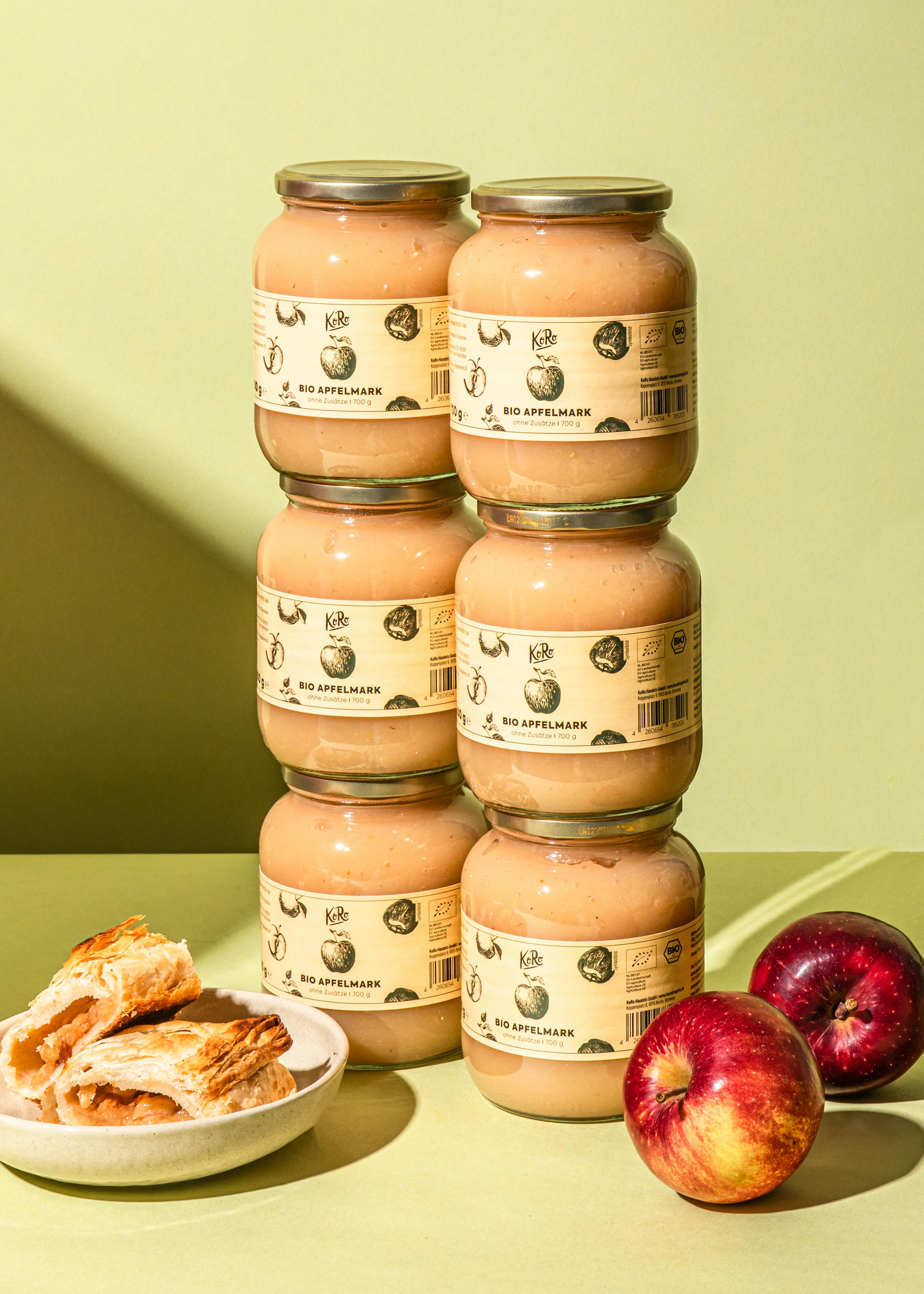 Organic applesauce 6 x 700g