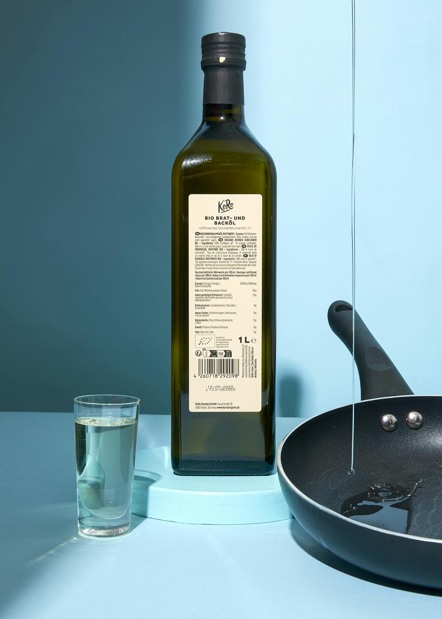 Organic baking and frying oil 1L