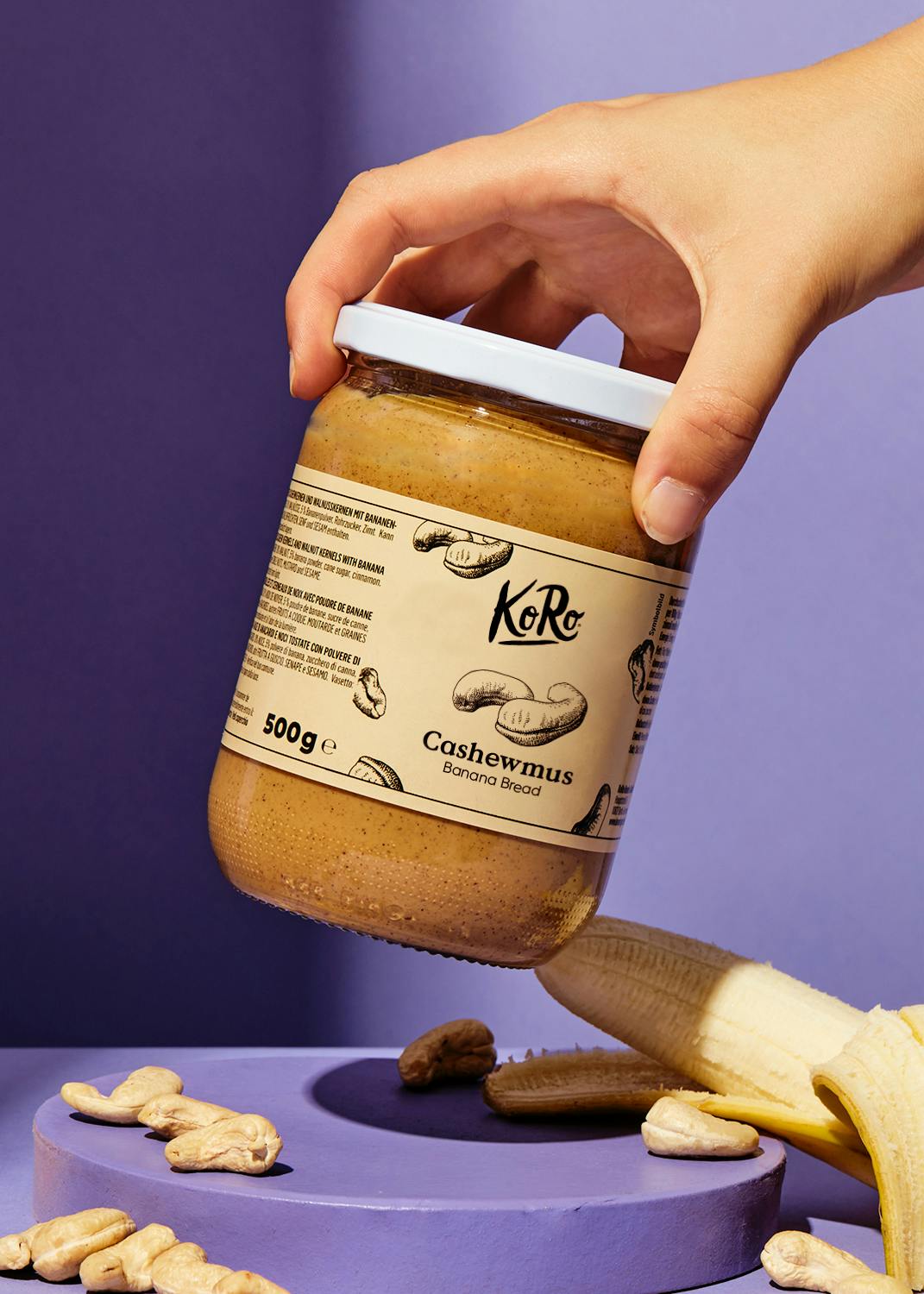 Organic banana bread cashew butter 6 x 500g
