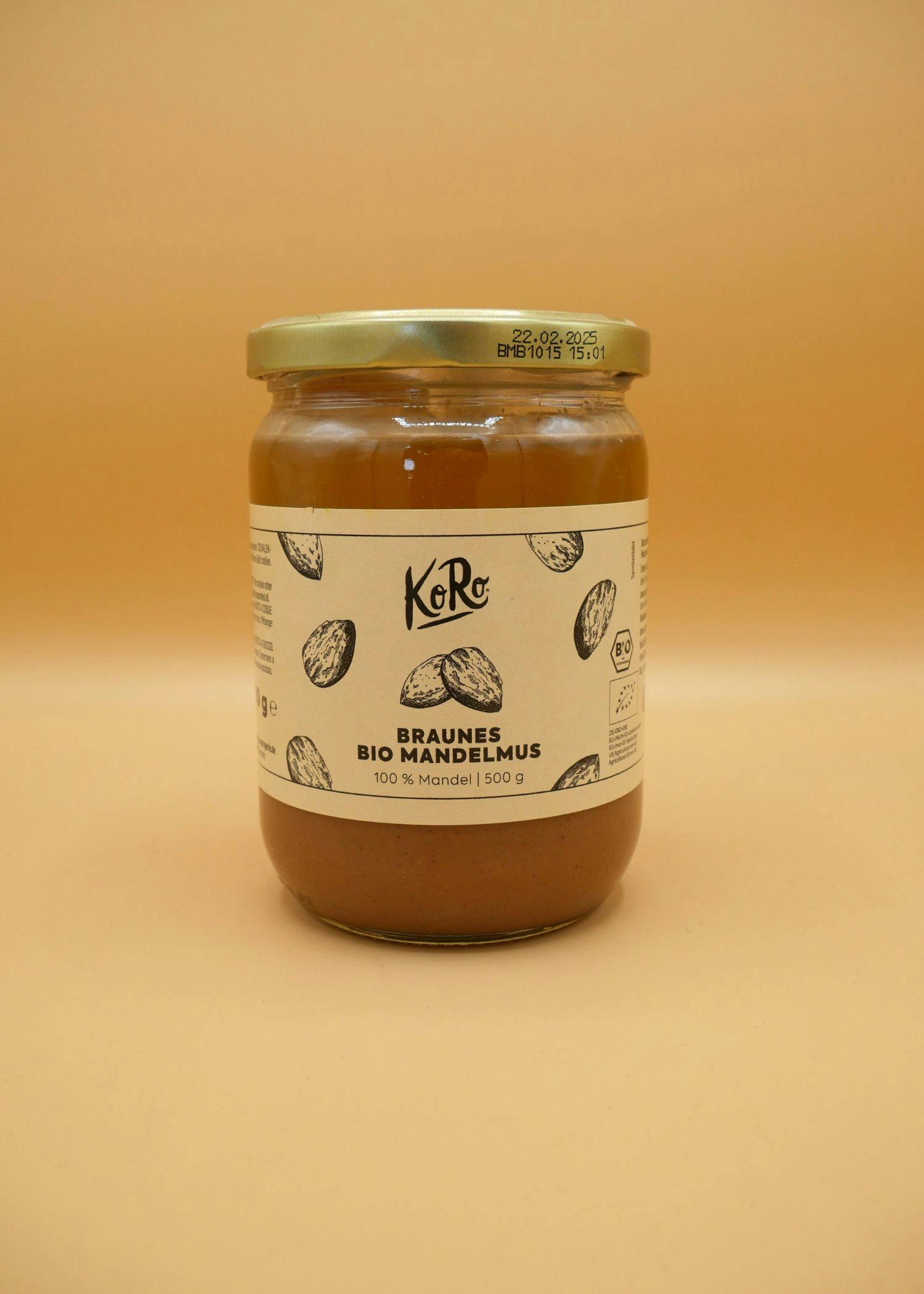 Organic brown almond butter 6 x 500g