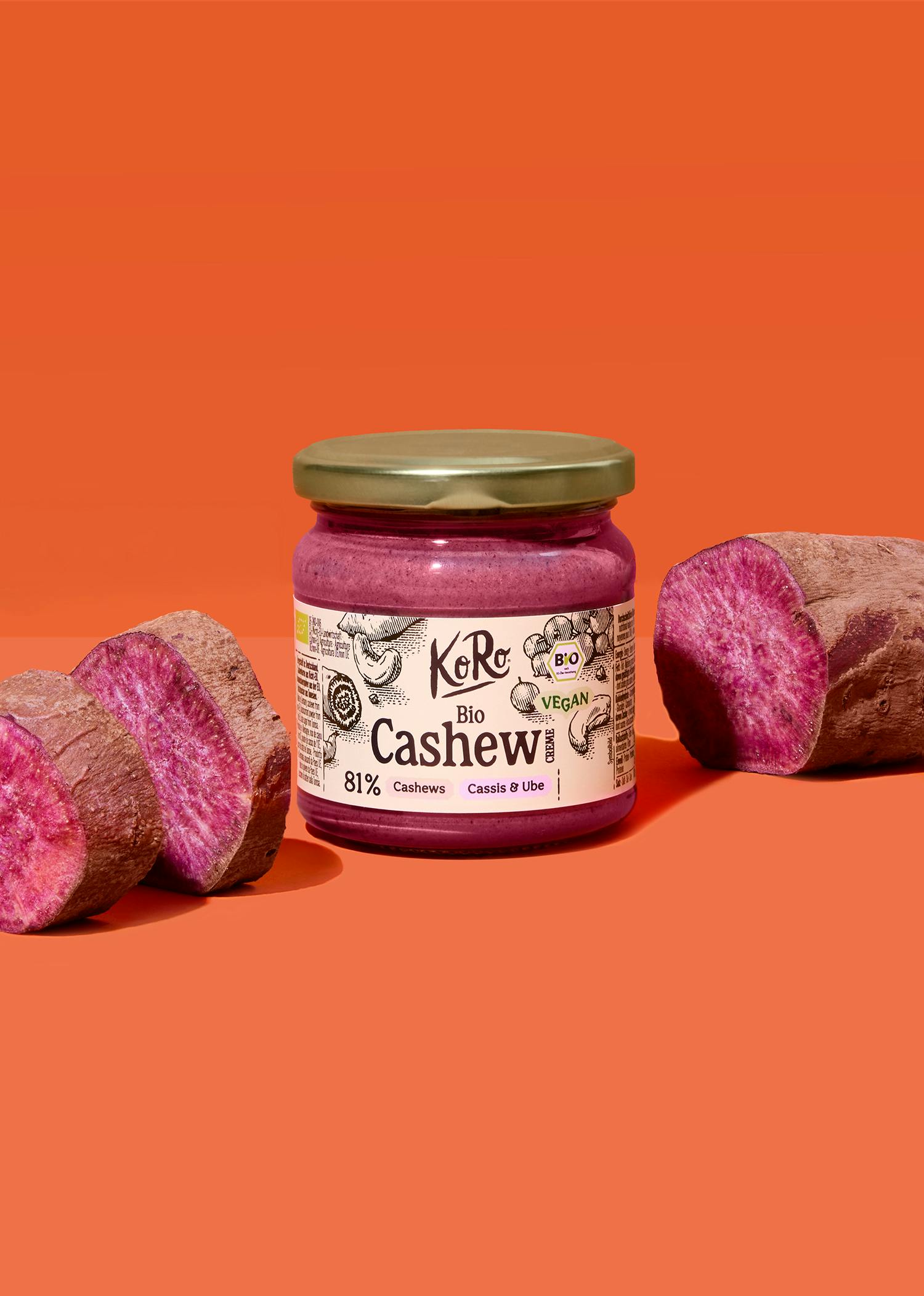 Organic cashew butter with blackcurrant and ube | 200g