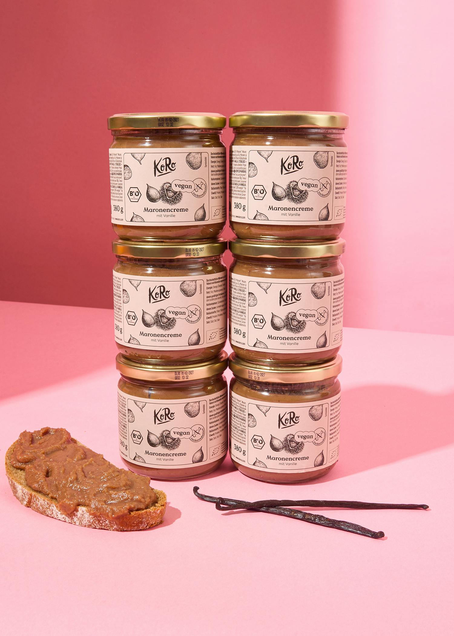 Organic chestnut spread 6 x 380g