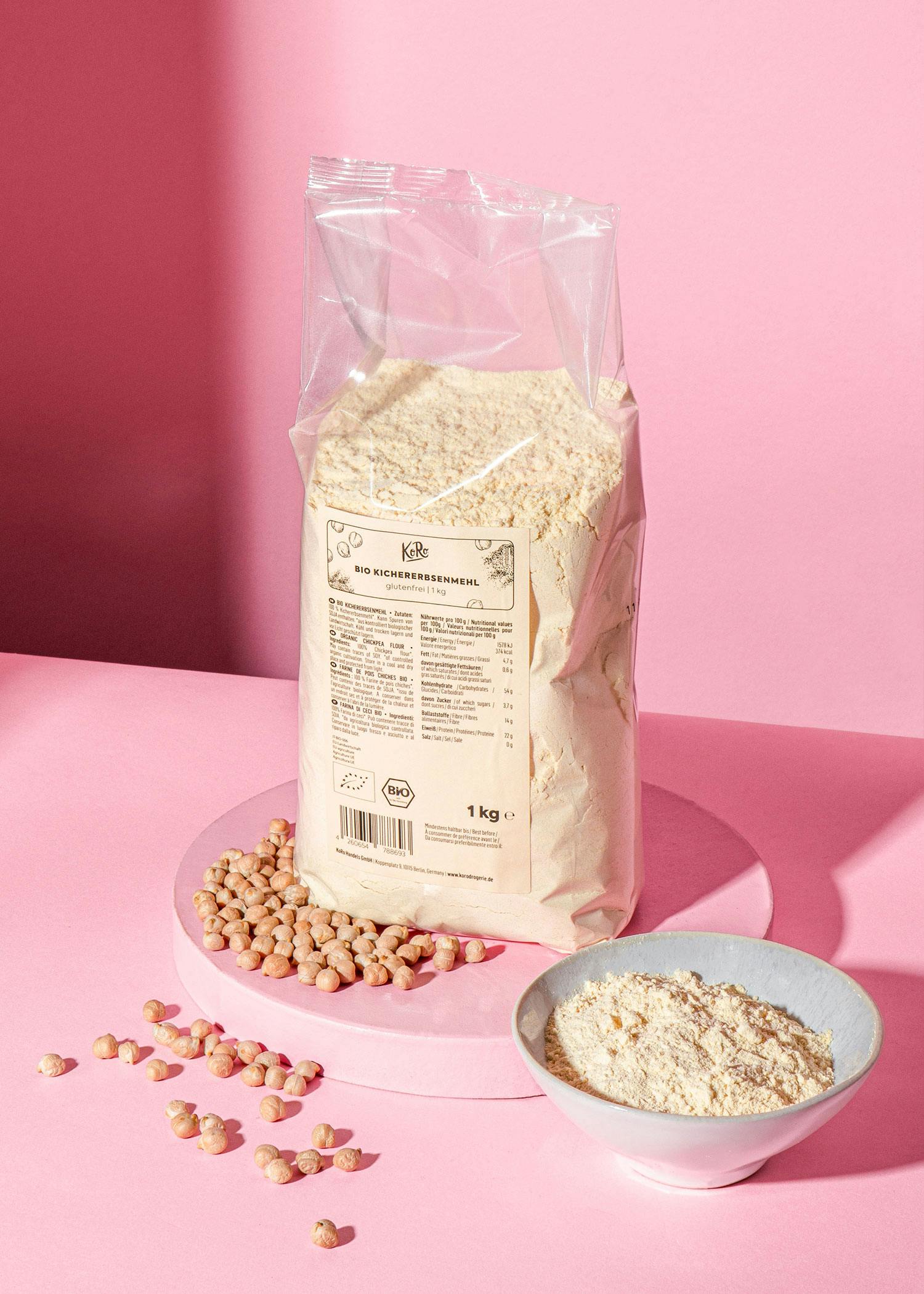 Organic chickpea flour 1kg