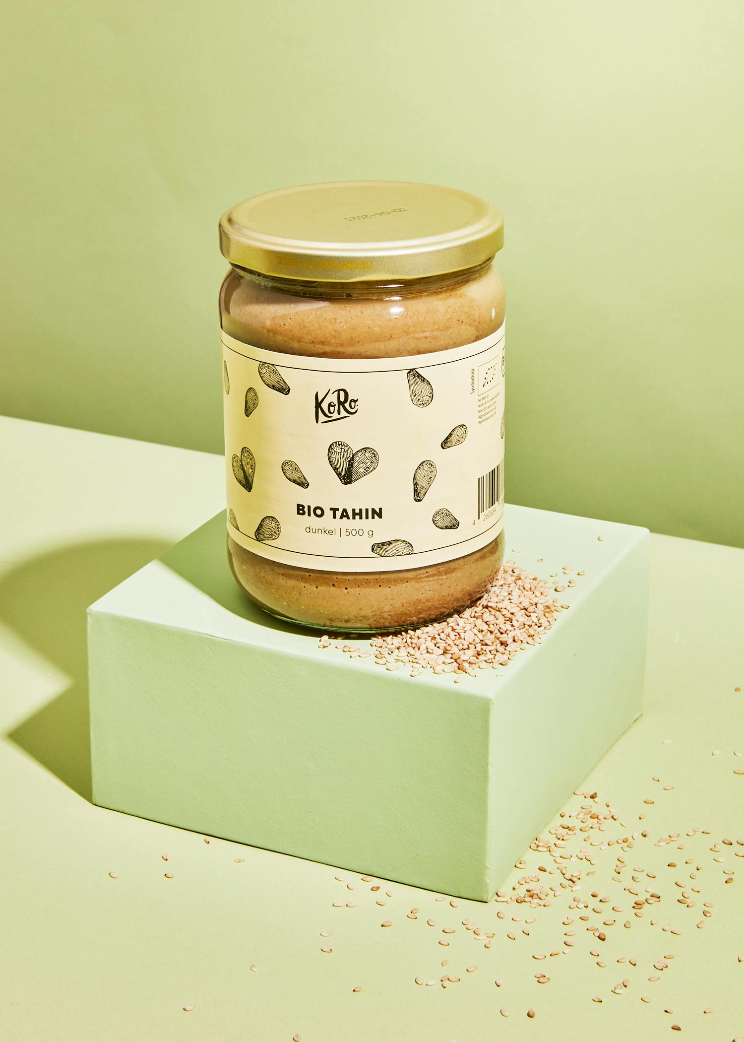 Organic dark tahini 500g