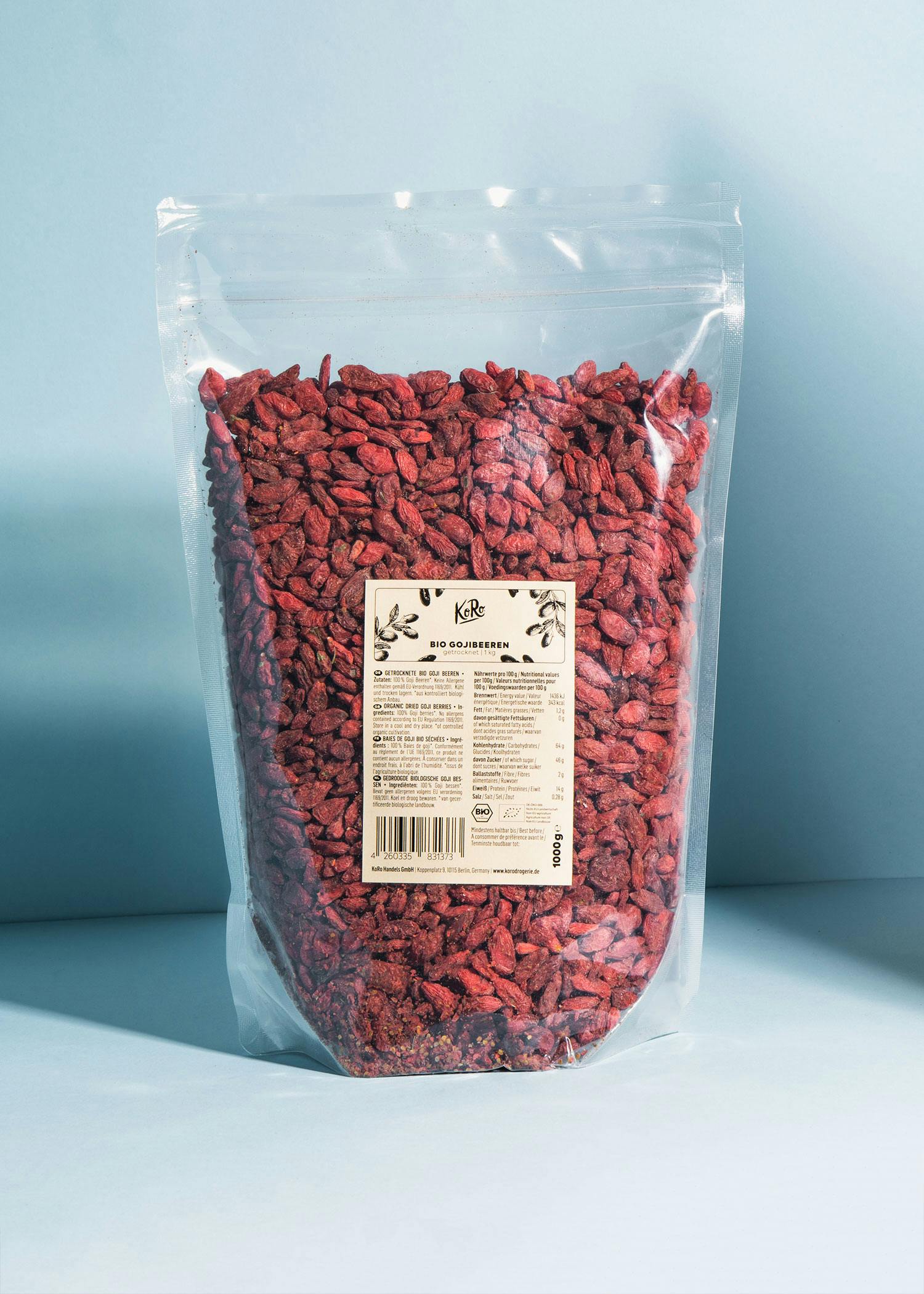 Organic goji berries 1kg
