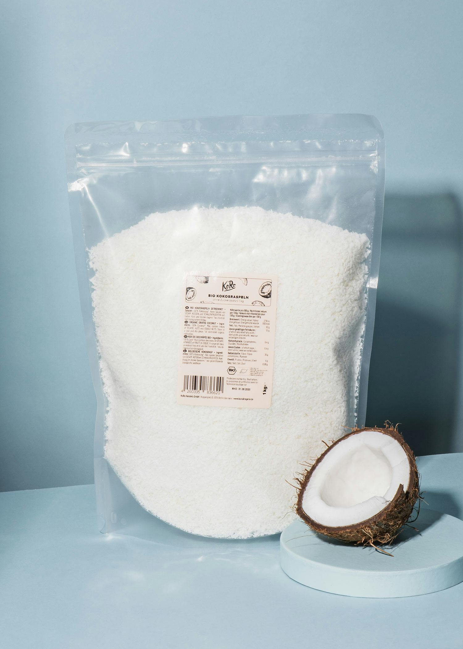 Organic grated coconut 1kg
