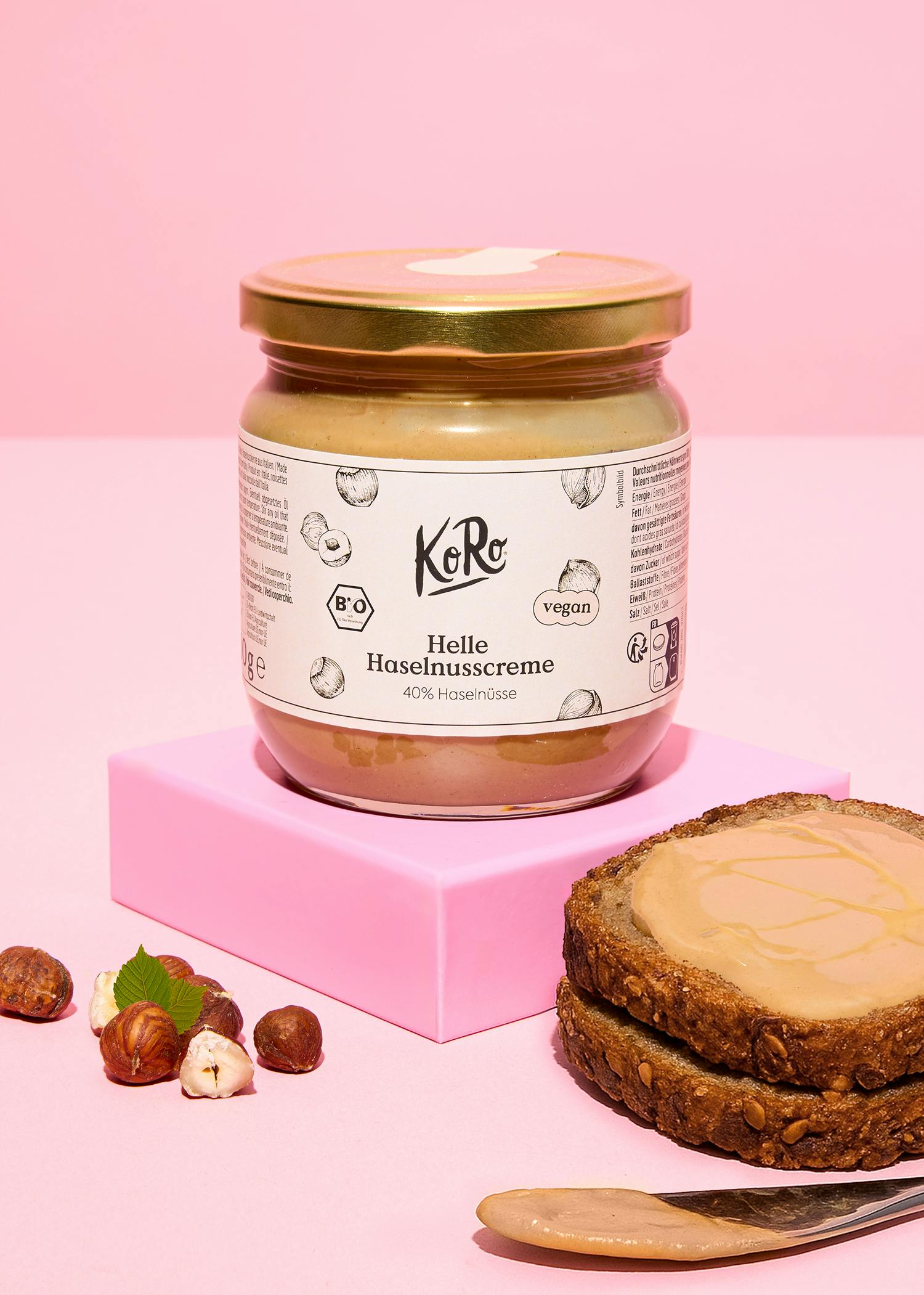 Organic hazelnut spread „Buena Creme“ 400g