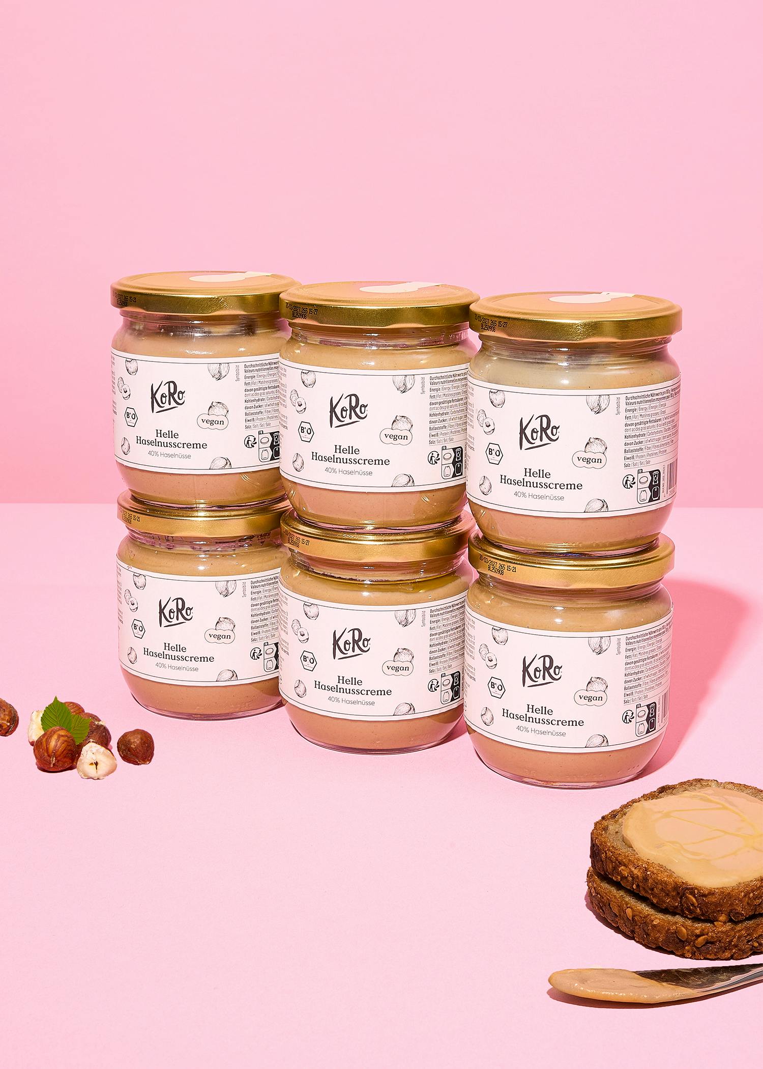Organic hazelnut spread „Buena Creme“ 6 x 400g