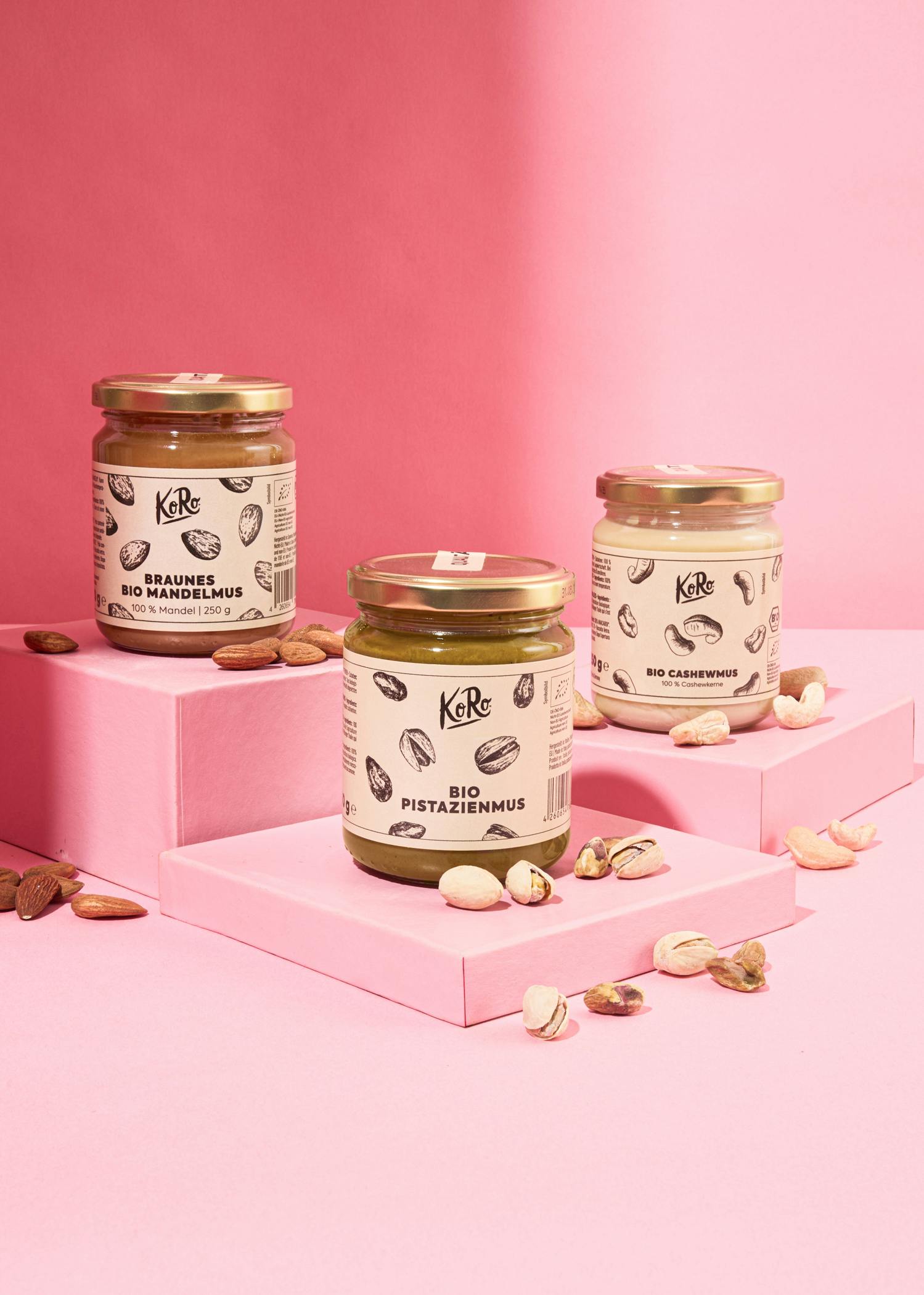 Organic Nut Butter Trio Deluxe | 3 x 250 g