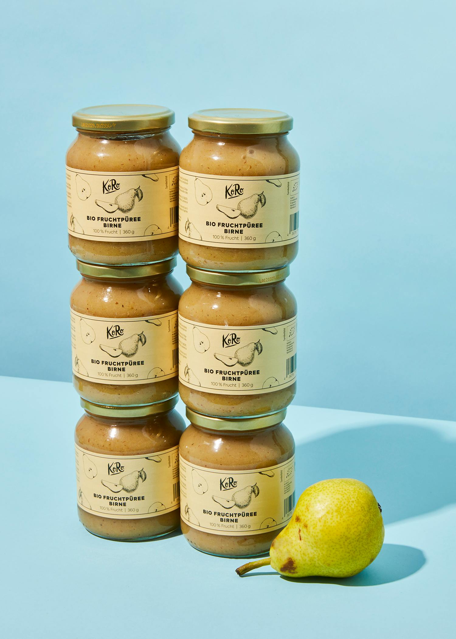 Organic pear purée 6 x 360g