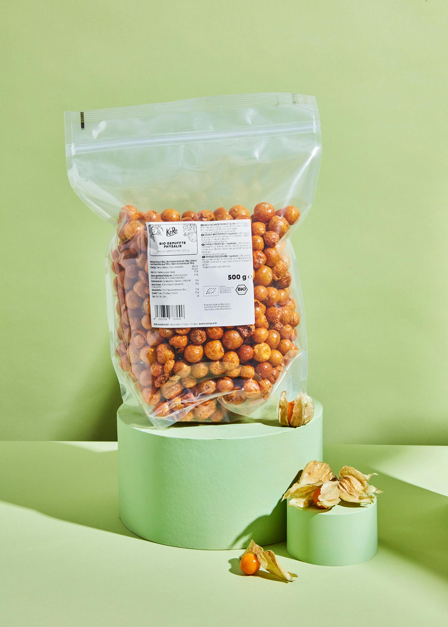 Organic puffed physalis 500g