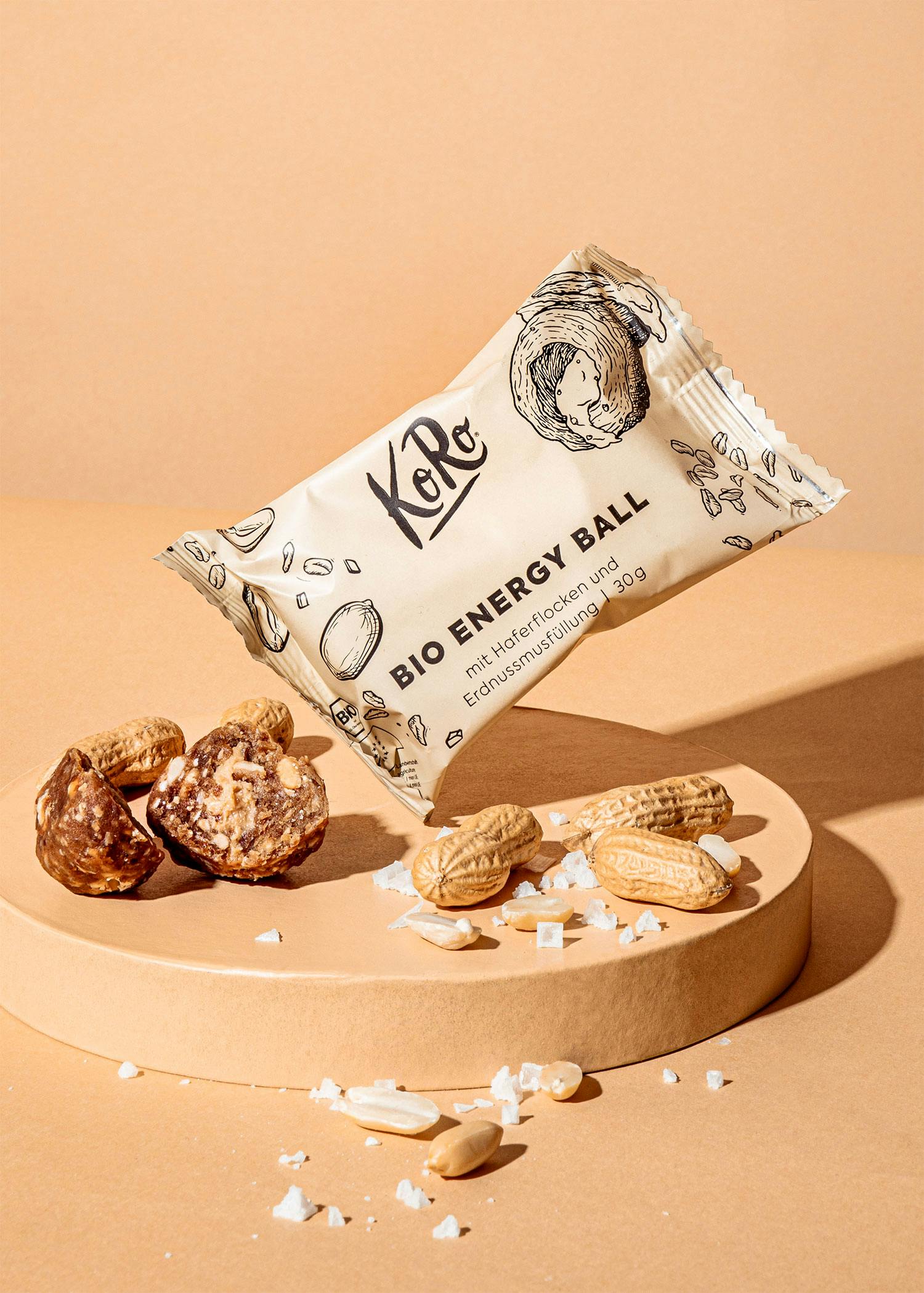 Organic salted peanut energy ball 30g