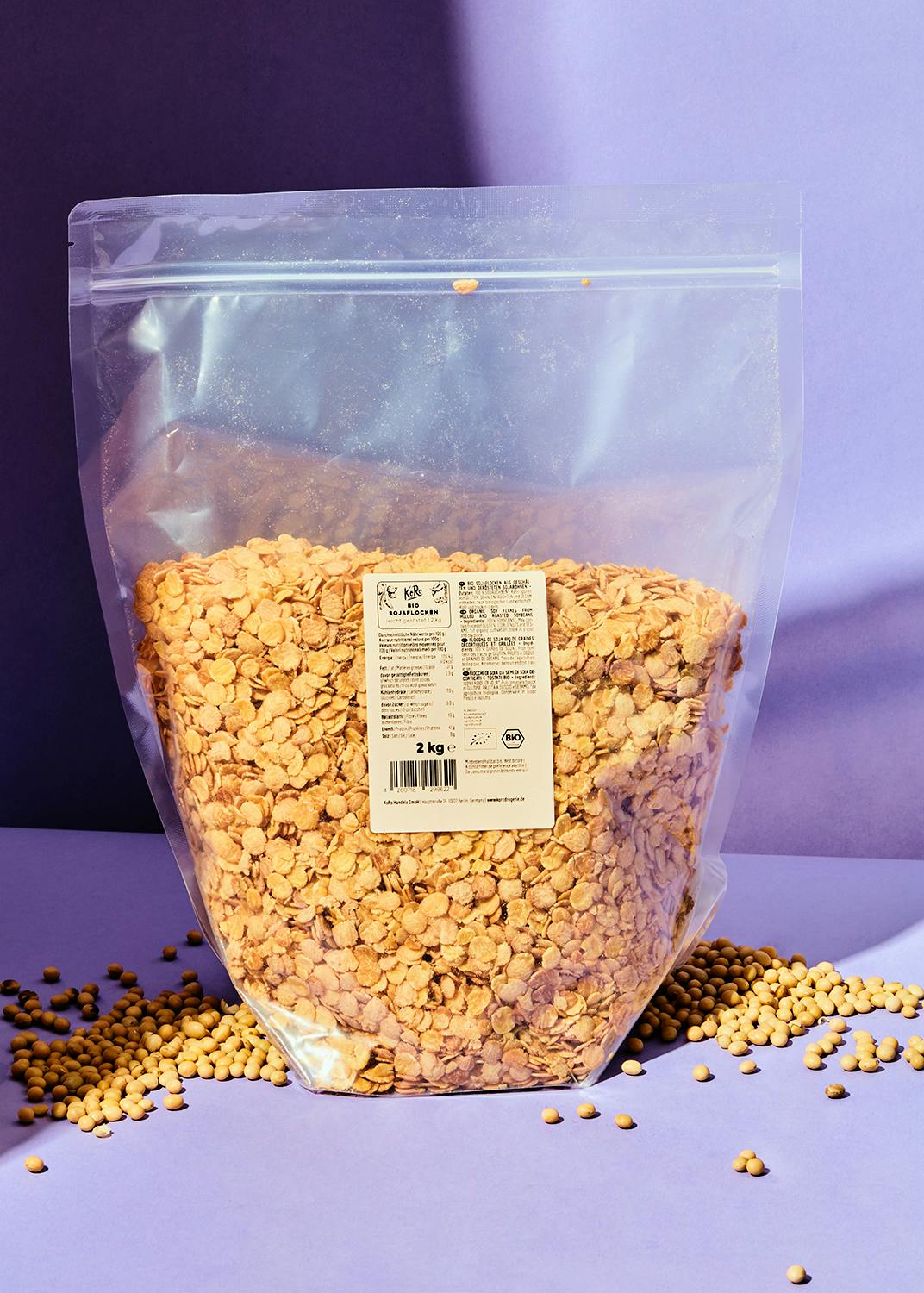 Organic soya flakes 2kg — 2kg
