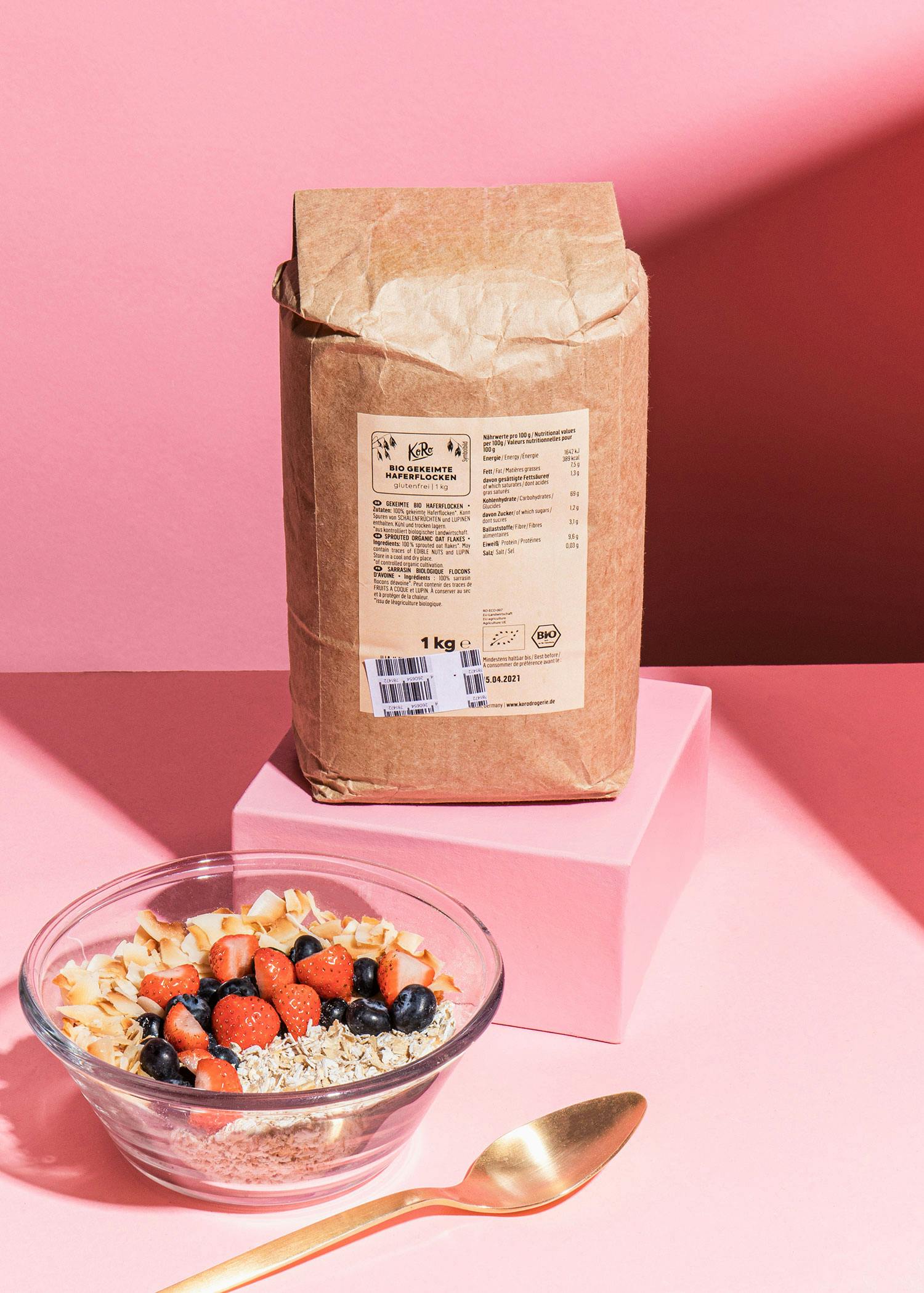 Organic sprouted oats 1kg