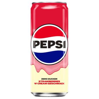 Pepsi Strawberries 'n' Cream Zero Sugar 330ml