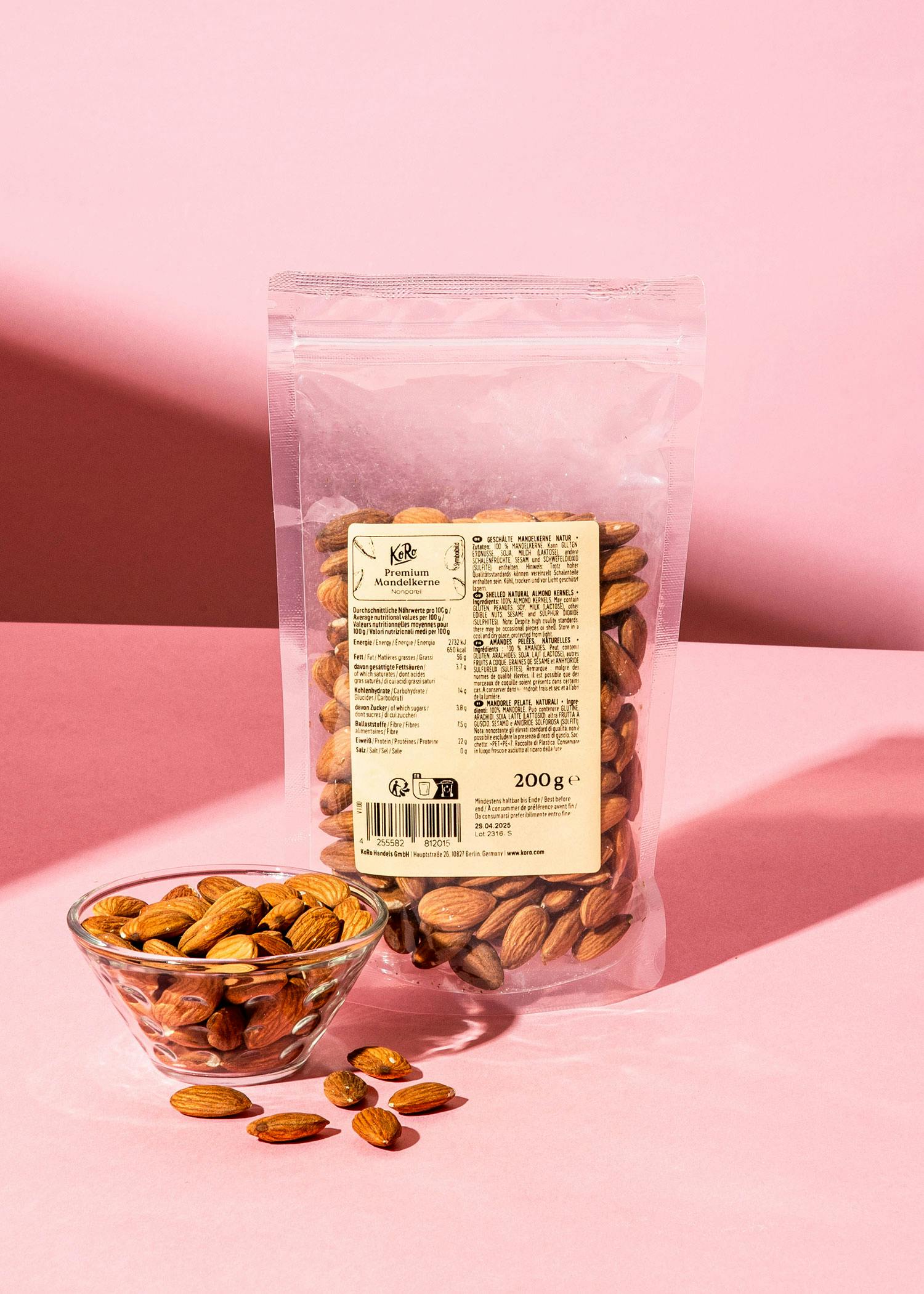 Premium almonds 200g