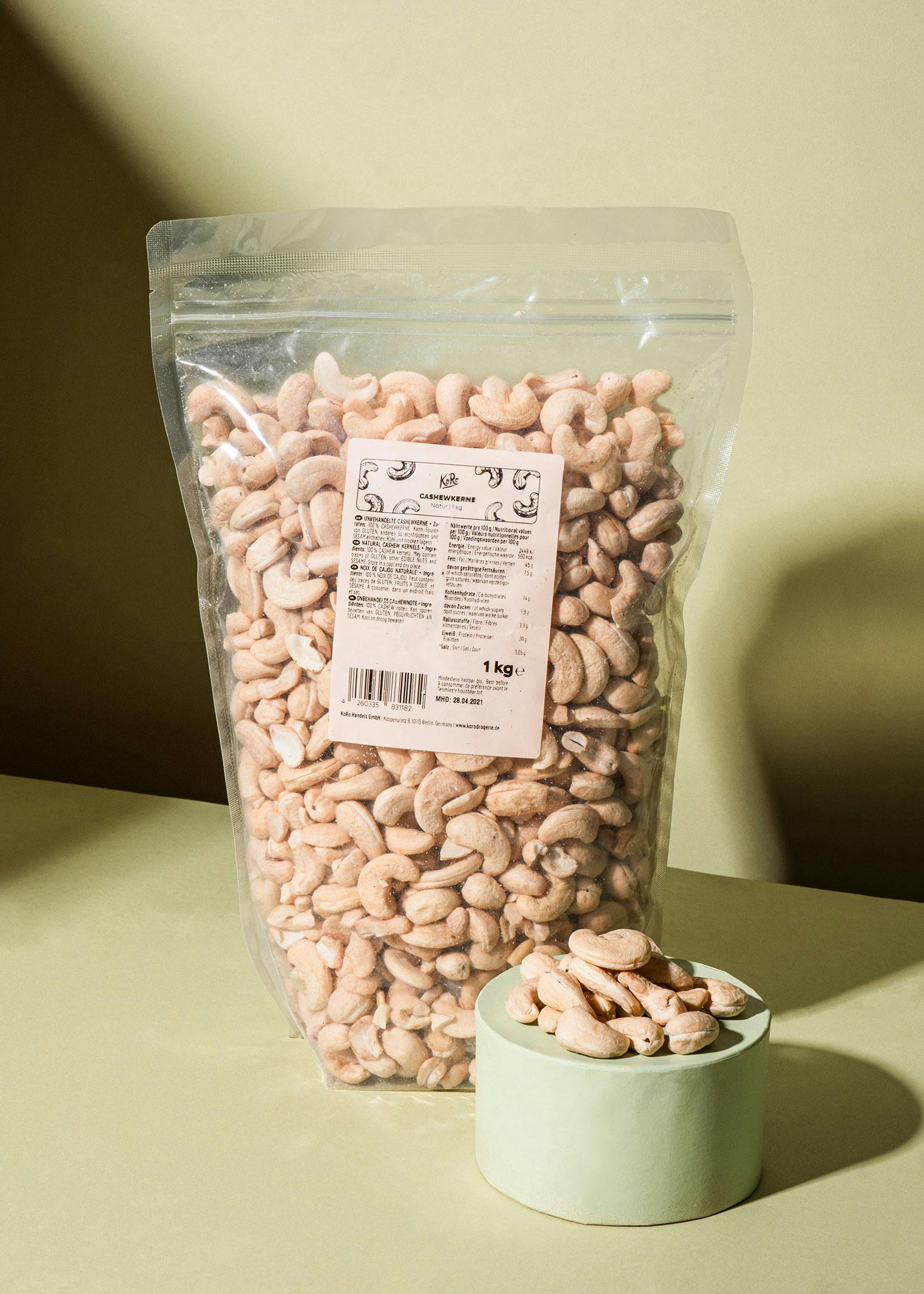 Premium cashews 1kg