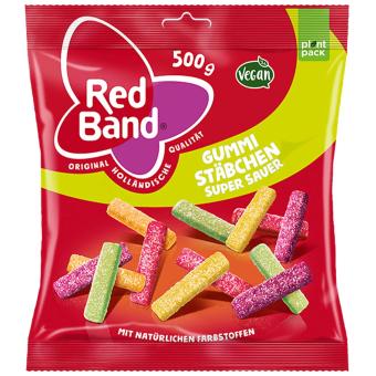 Red Band Gummi Stäbchen super sauer 500g