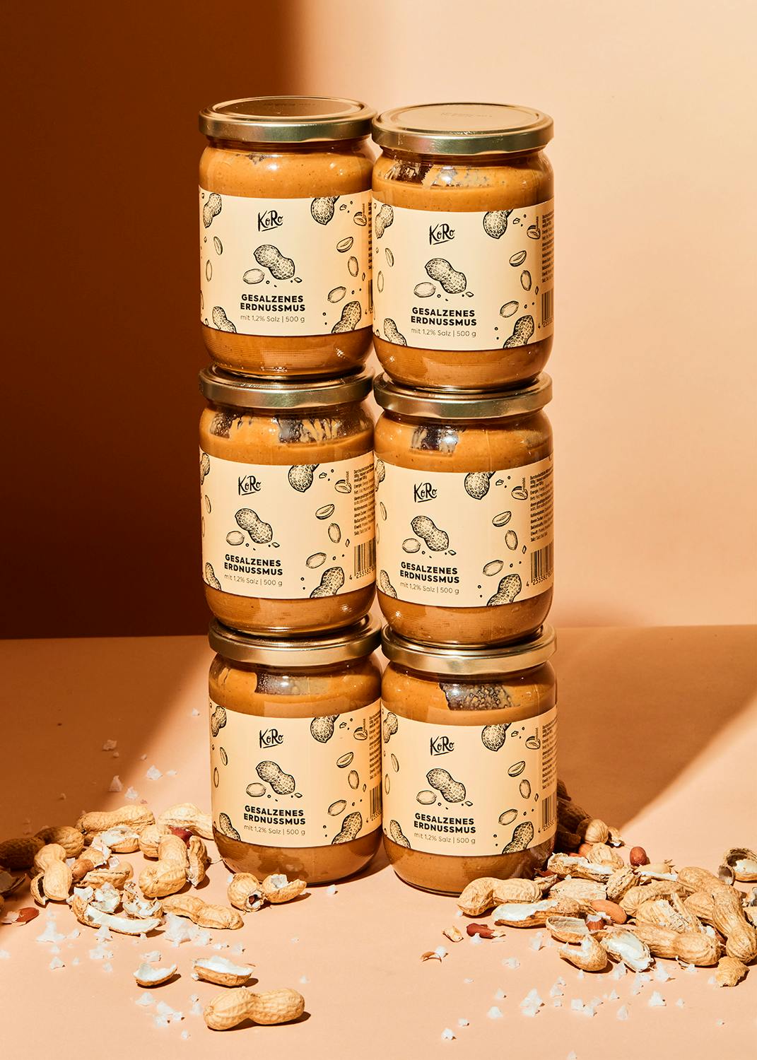 Salted peanut butter 6 x 500g