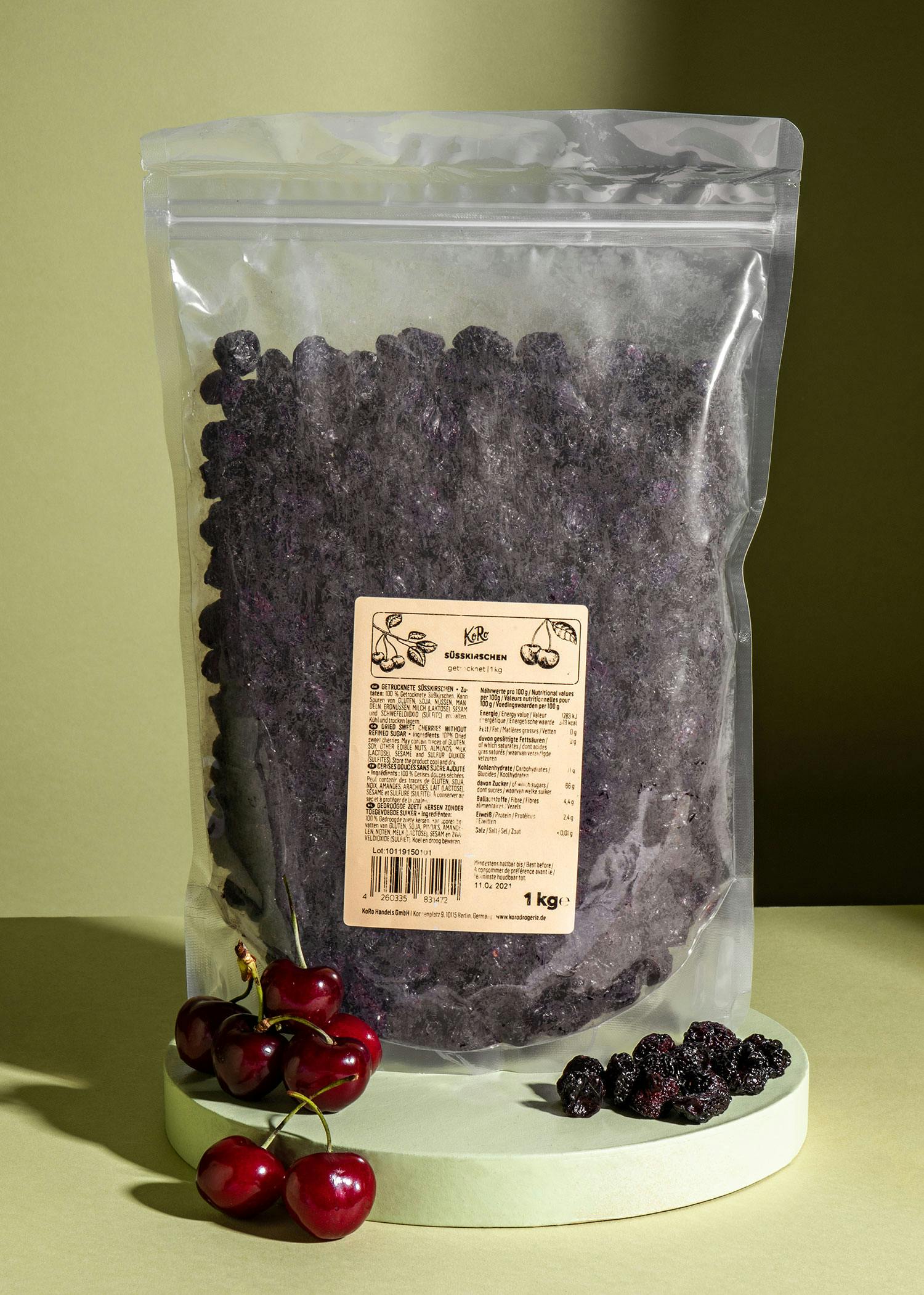 Sweet cherries without added sugar 1kg