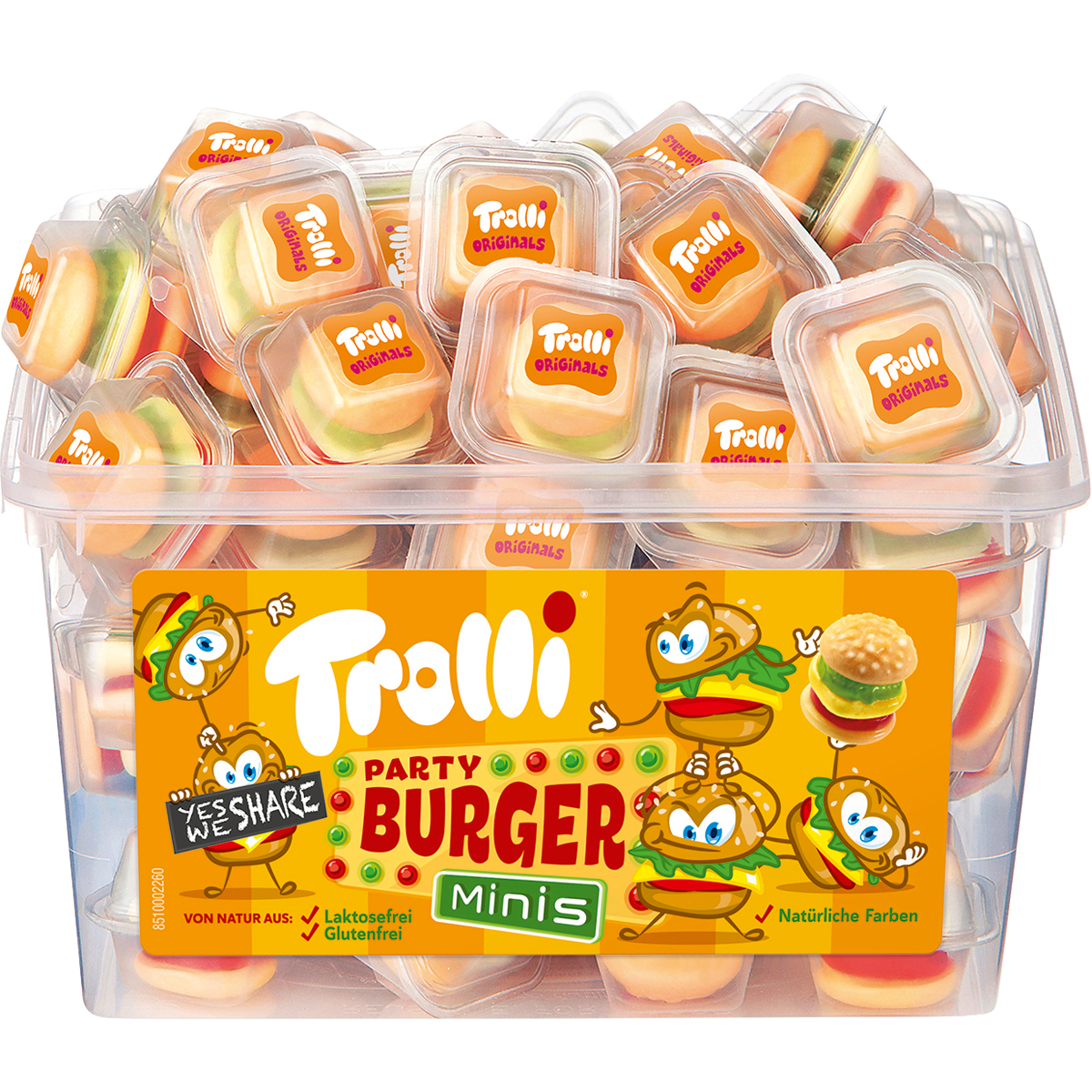 Trolli Party Burger Minis 600g