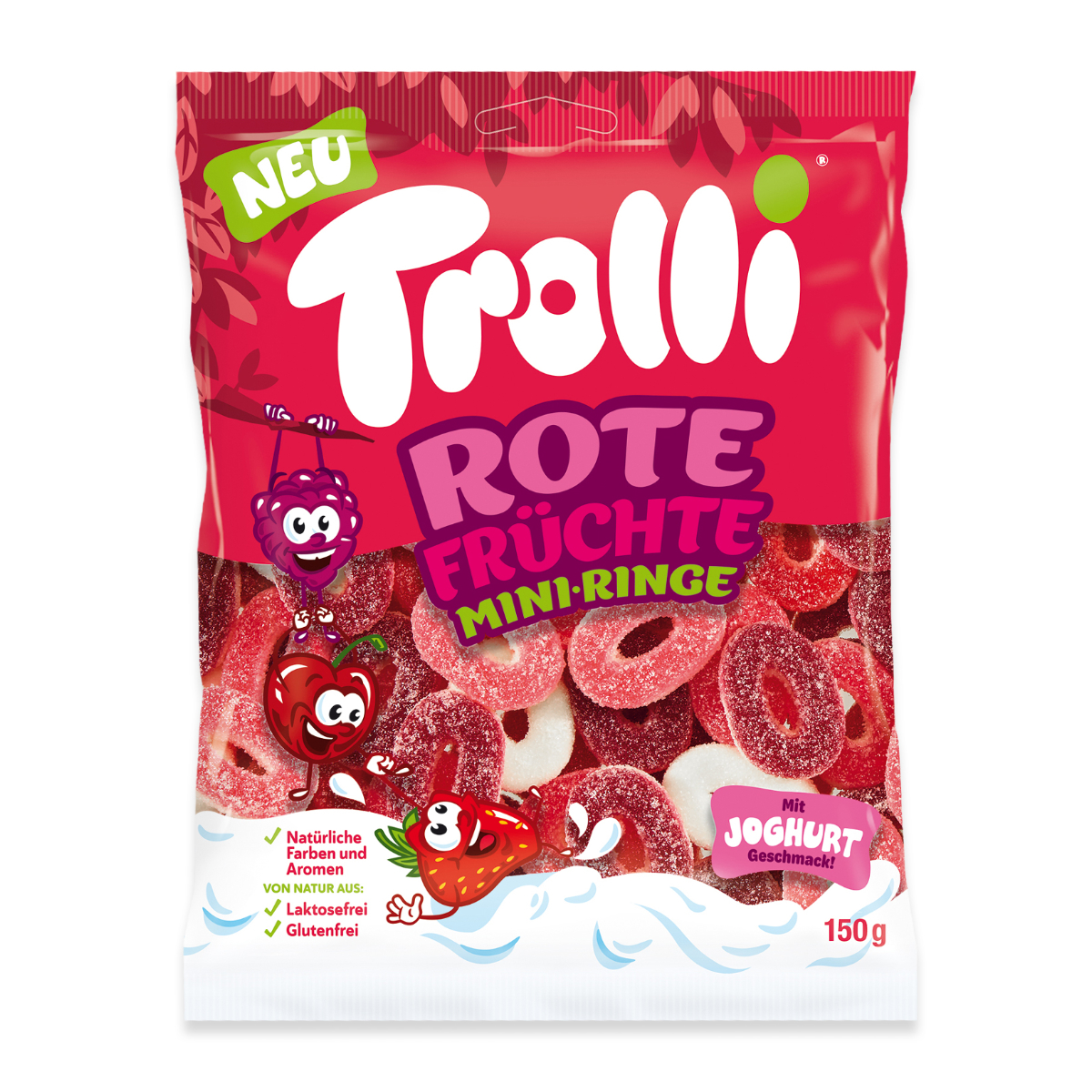 Trolli Red Fruits Mini Rings 150g