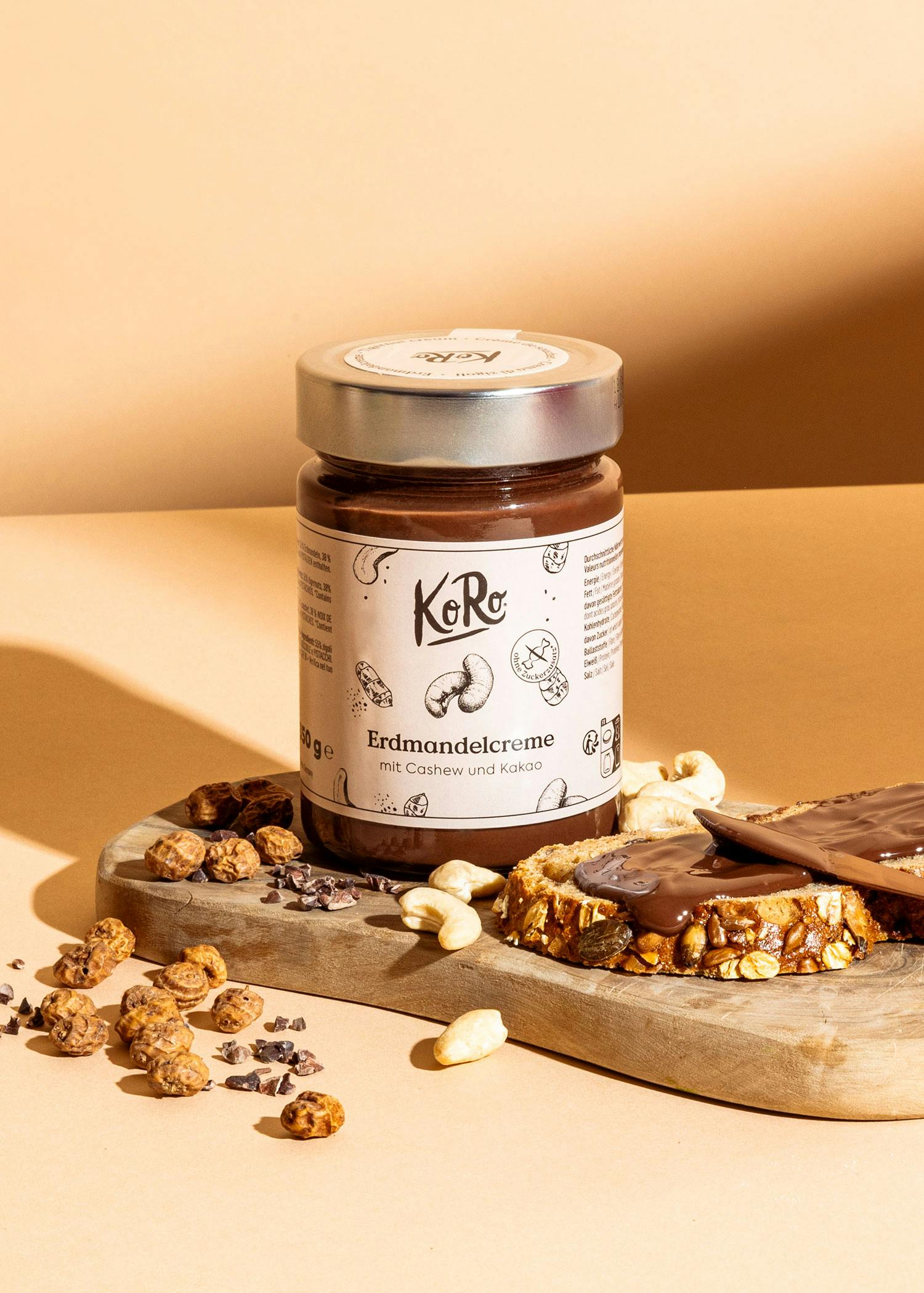 Tiger nut cream with cashew and cocoa 350g
